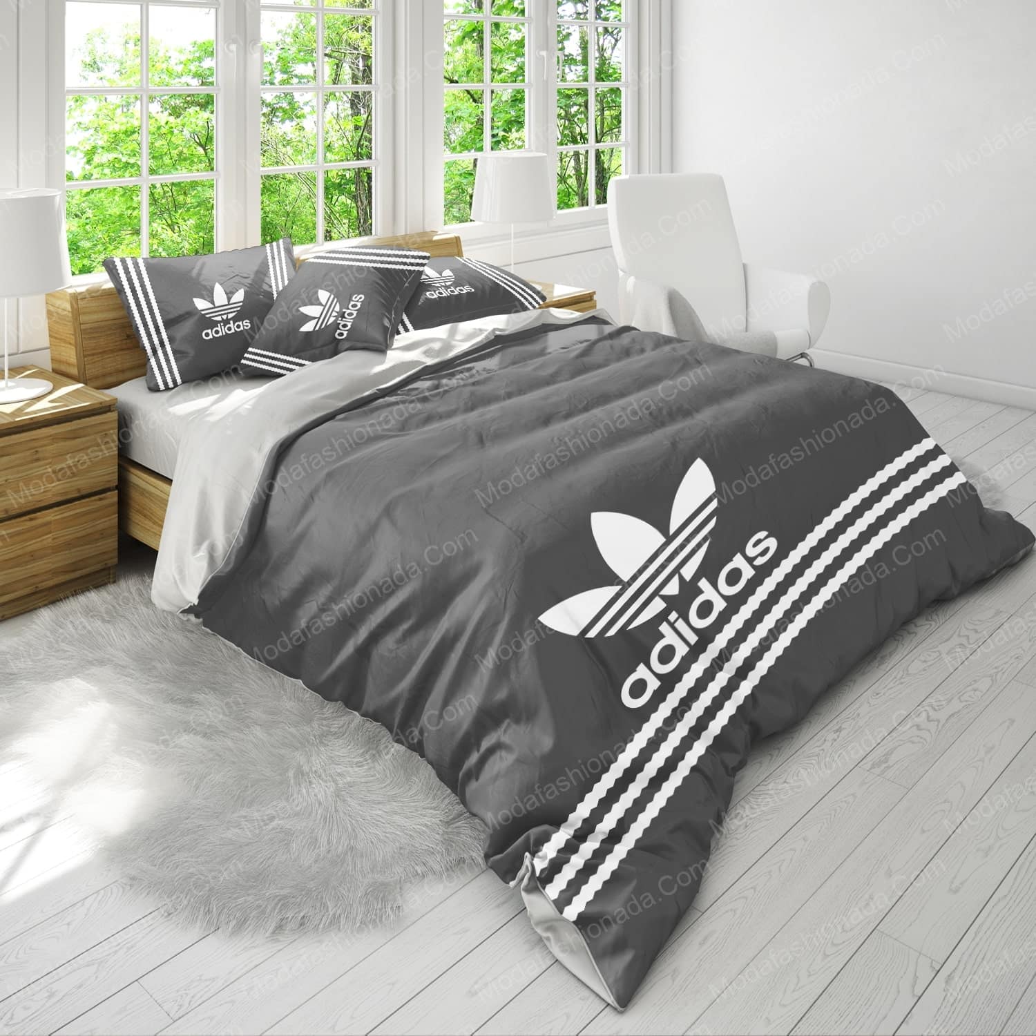 Adidas Luxury Brand 02 Bedding Set - Modafashionada.Com
