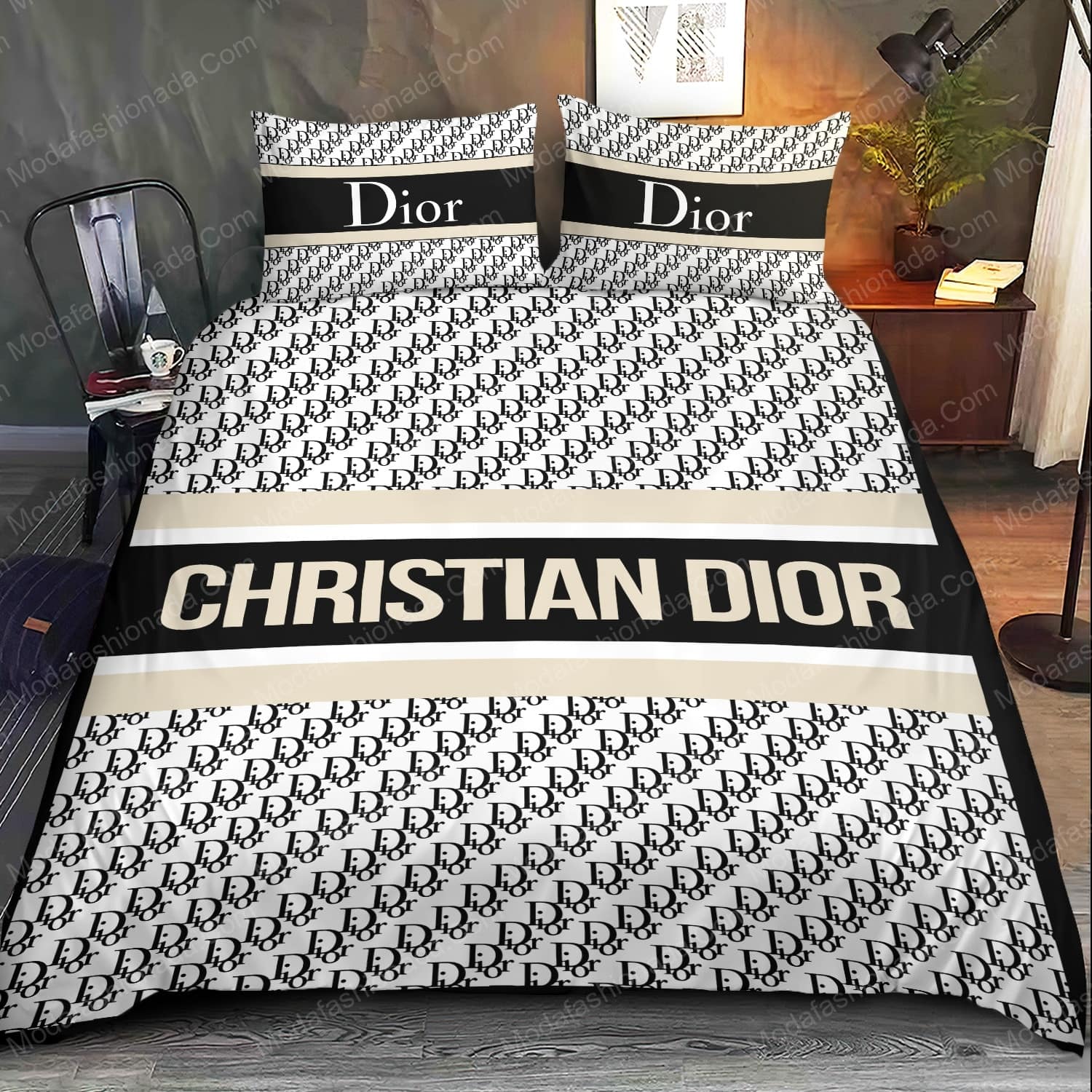 Christian Dior Logo Brands 9 Bedding Set - Modafashionada.Com