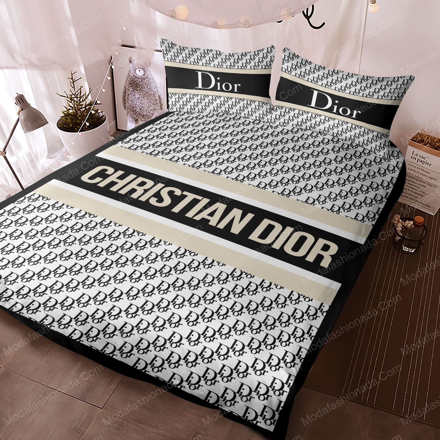 Christian Dior Logo Brands 9 Bedding Set - Modafashionada.Com