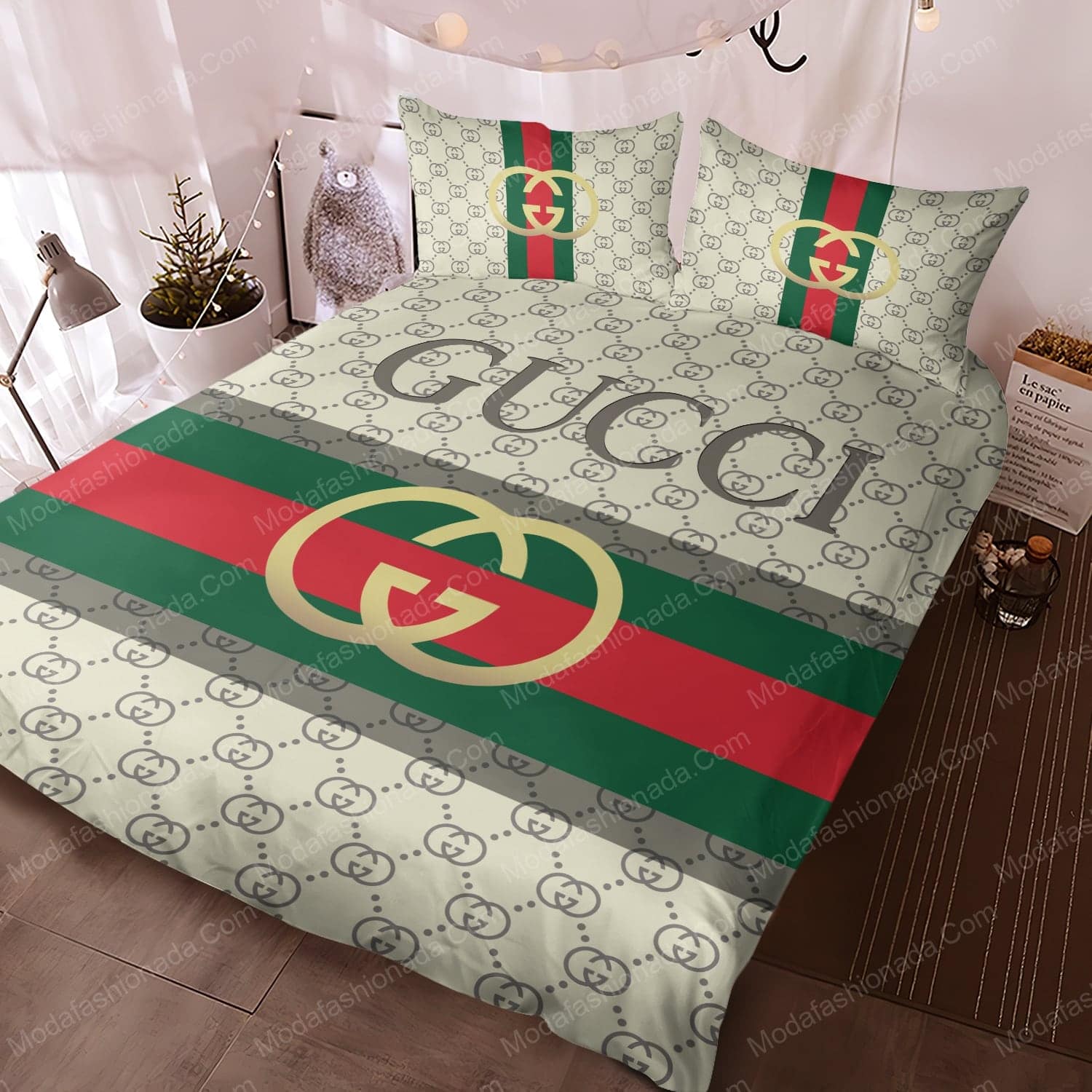 Luxury Gucci Logo Fashion Brands 42 Bedding Set - Modafashionada.Com Luxury Gucci Logo Fashion Brands 42 Bedding Set - Modafashionada.Com