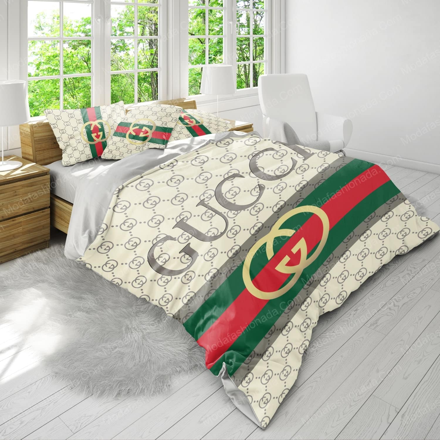 Luxury Gucci Logo Fashion Brands 42 Bedding Set - Modafashionada.Com Luxury Gucci Logo Fashion Brands 42 Bedding Set - Modafashionada.Com