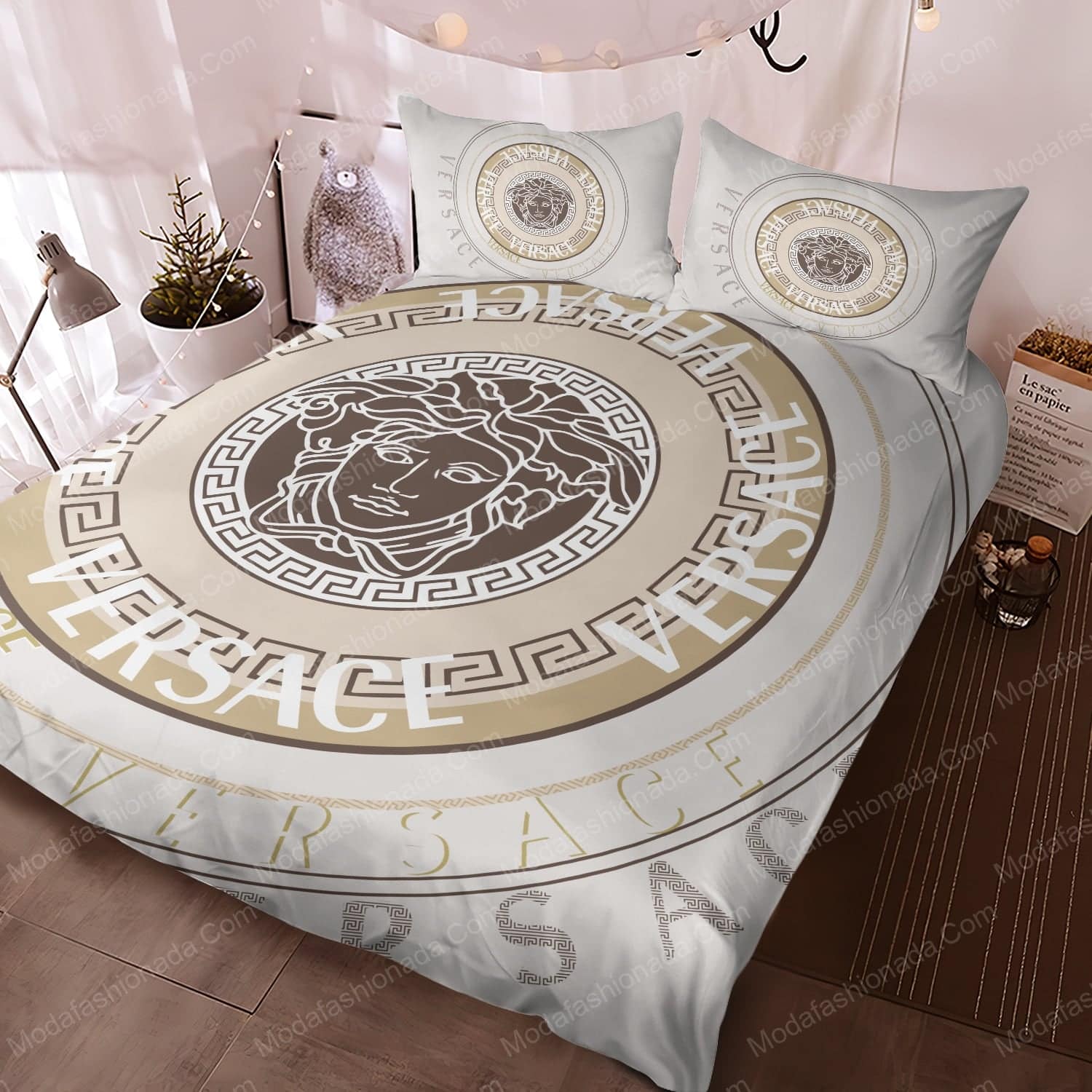Luxury Versace Logo Brands 7 Bedding Set - Modafashionada.Com Luxury Versace Logo Brands 7 Bedding Set - Modafashionada.Com