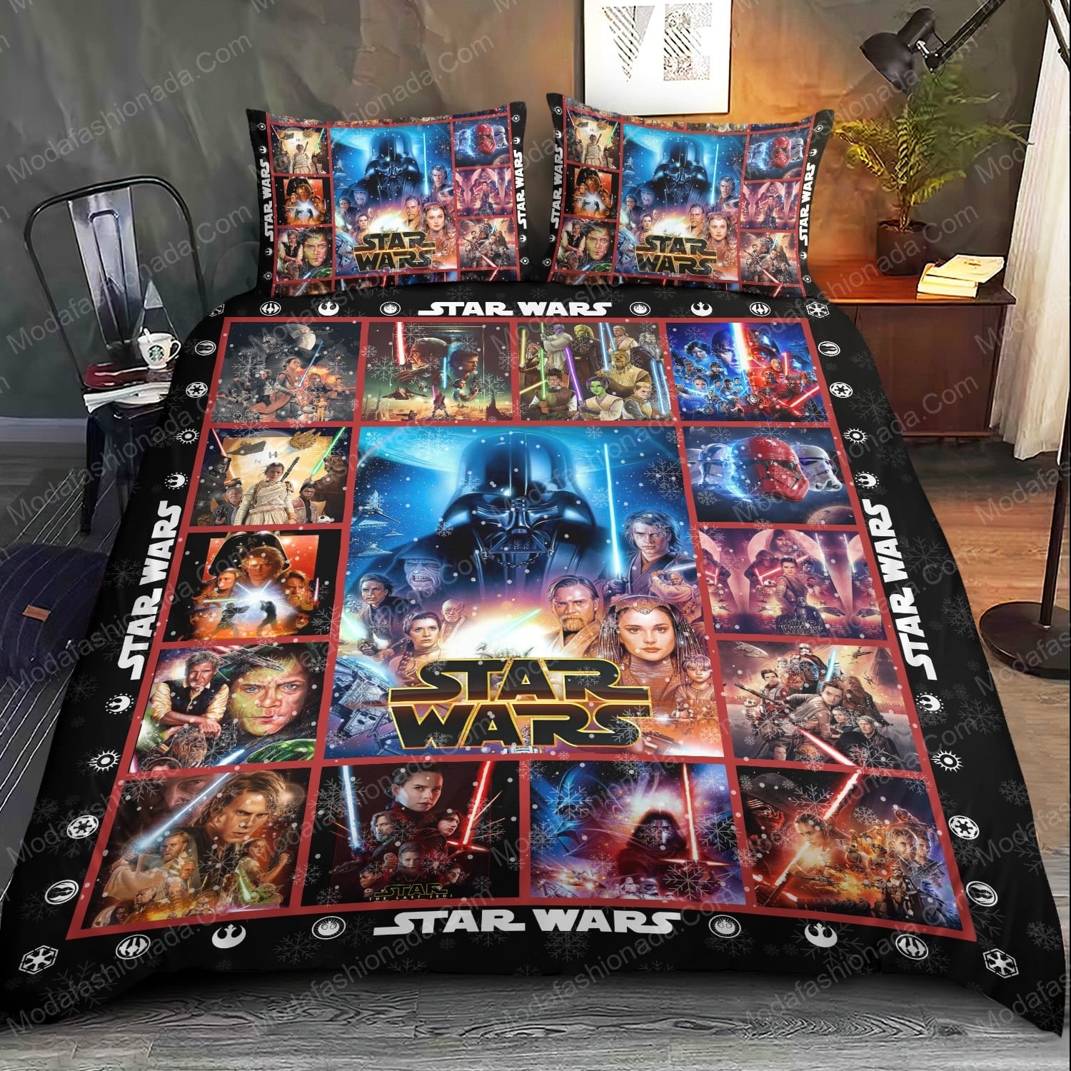 Star Wars Christmas Merry Christmas Bedding Sets - Modafashionada.Com Star Wars Christmas Merry Christmas Bedding Sets - Modafashionada.Com