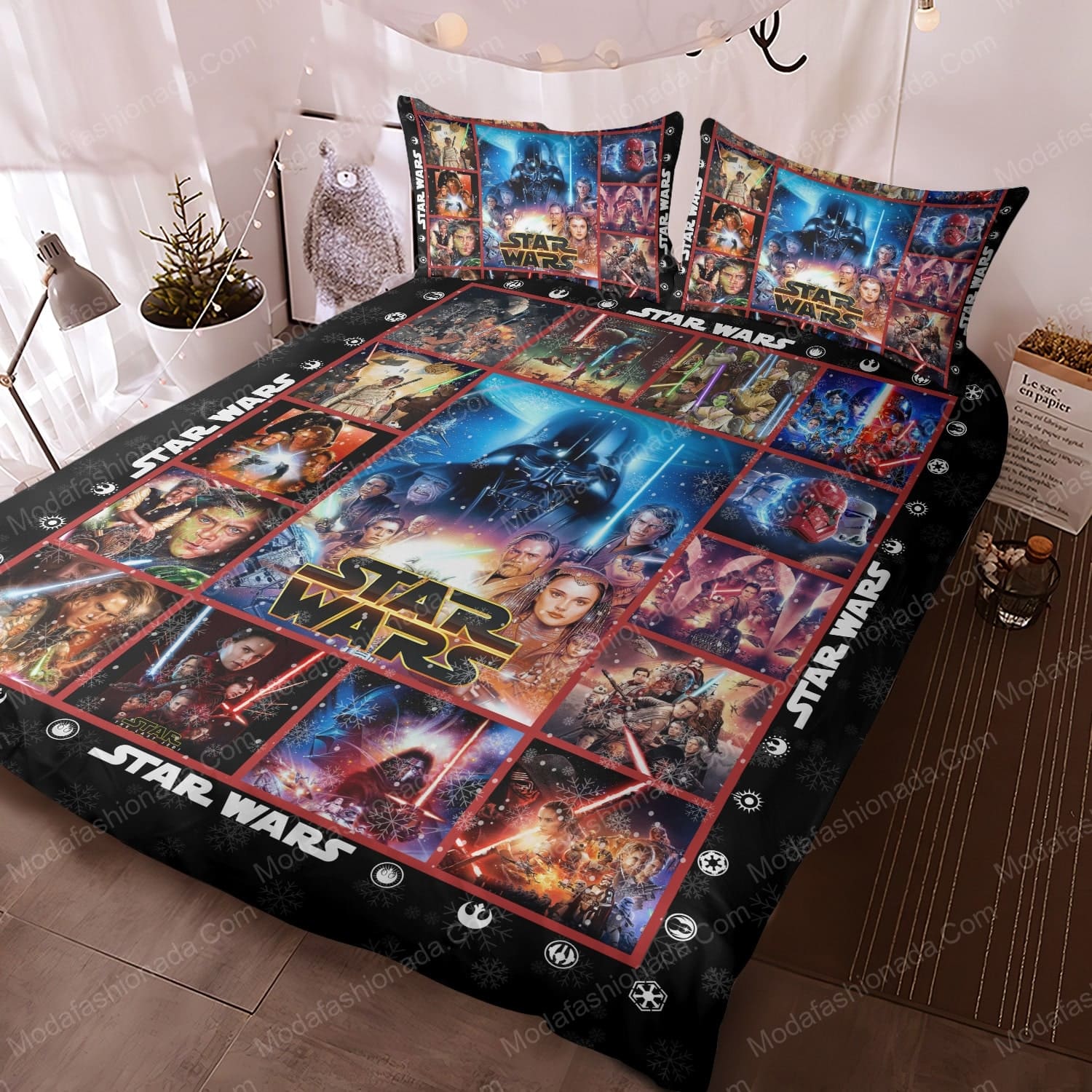Star Wars Christmas Merry Christmas Bedding Sets - Modafashionada.Com Star Wars Christmas Merry Christmas Bedding Sets - Modafashionada.Com