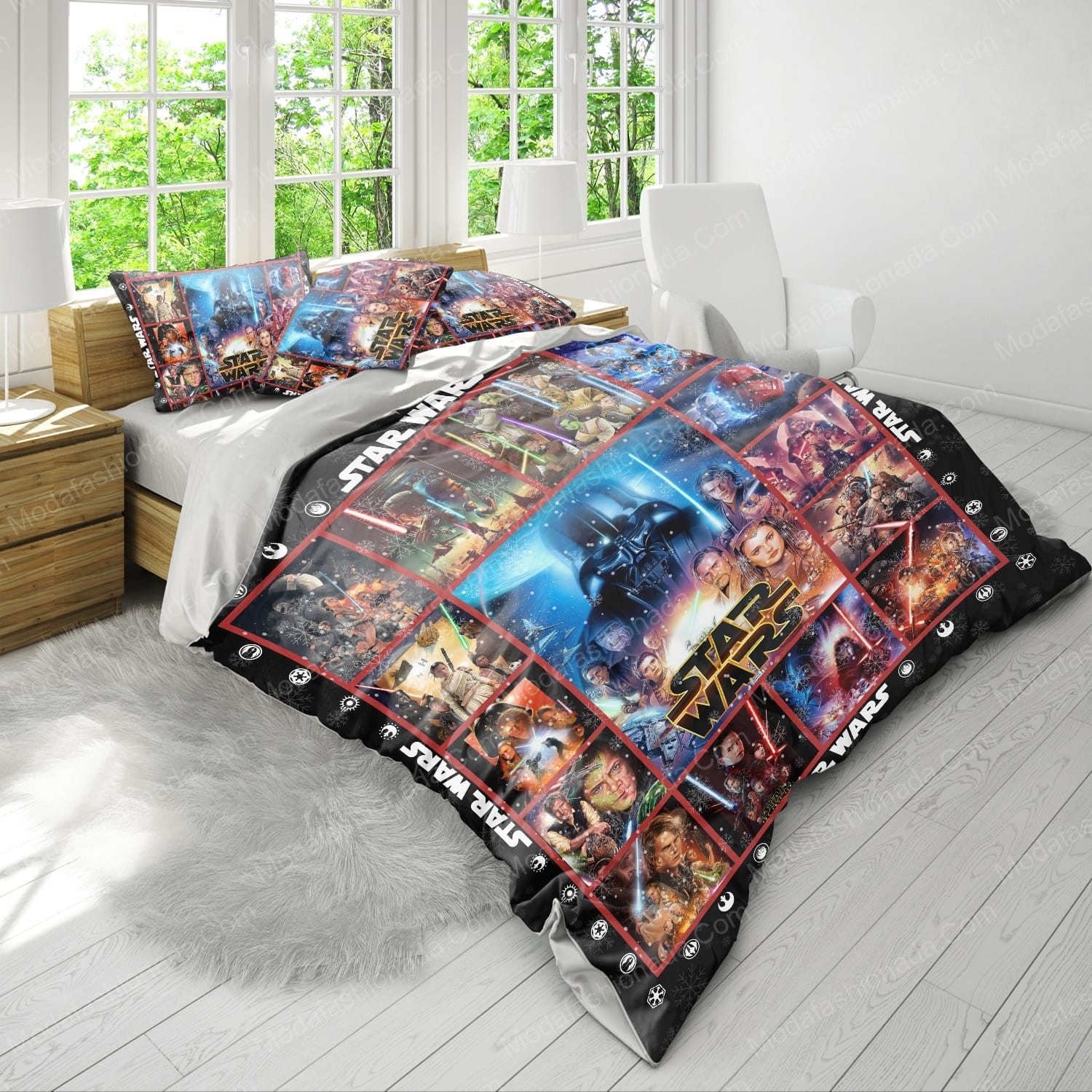 Star Wars Christmas Merry Christmas Bedding Sets - Modafashionada.Com Star Wars Christmas Merry Christmas Bedding Sets - Modafashionada.Com