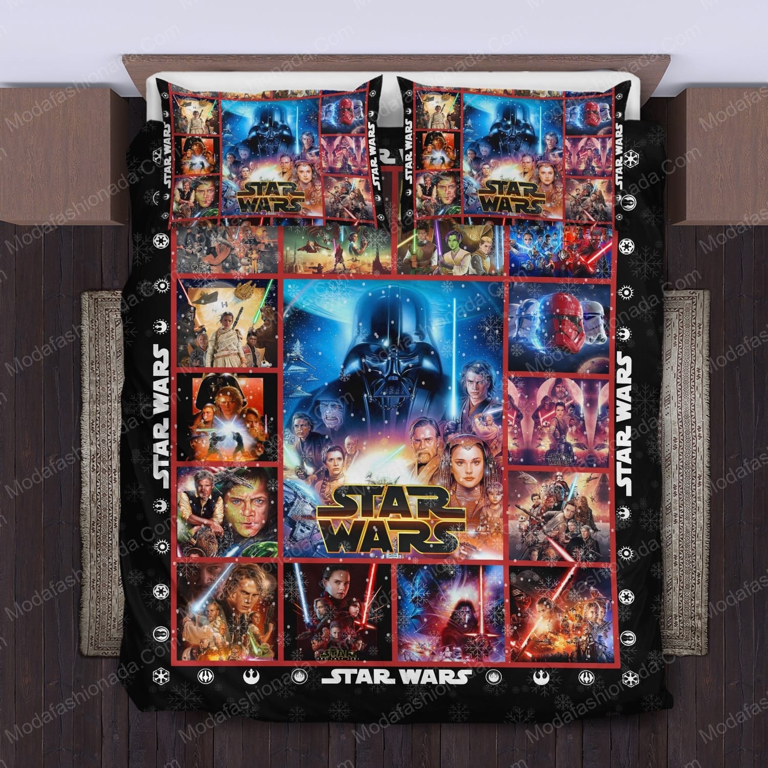 Star Wars Christmas Merry Christmas Bedding Sets - Modafashionada.Com Star Wars Christmas Merry Christmas Bedding Sets - Modafashionada.Com