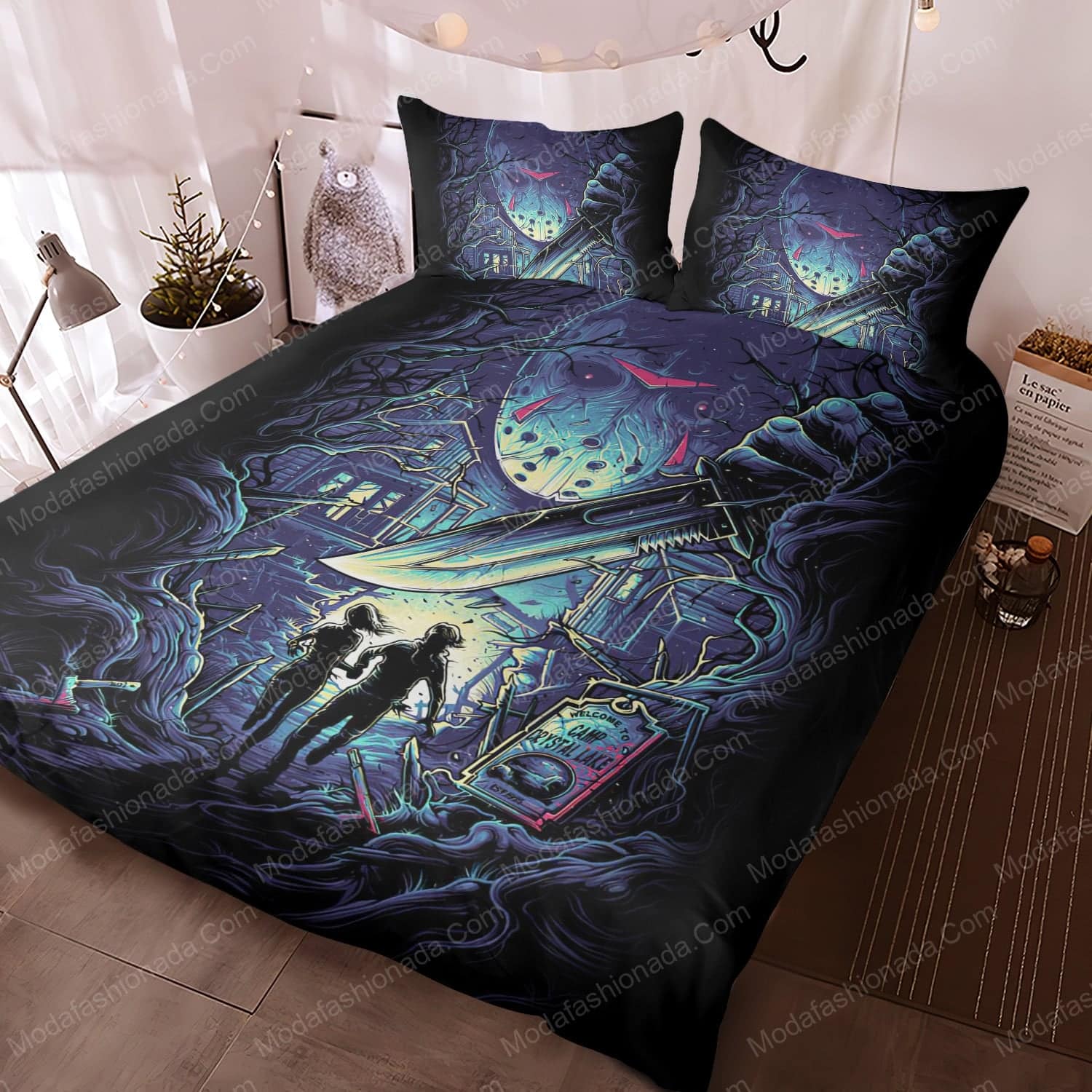 His Name Was Jason Halloween Horror Bedding Sets - Modafashionada.Com His Name Was Jason Halloween Horror Bedding Sets - Modafashionada.Com
