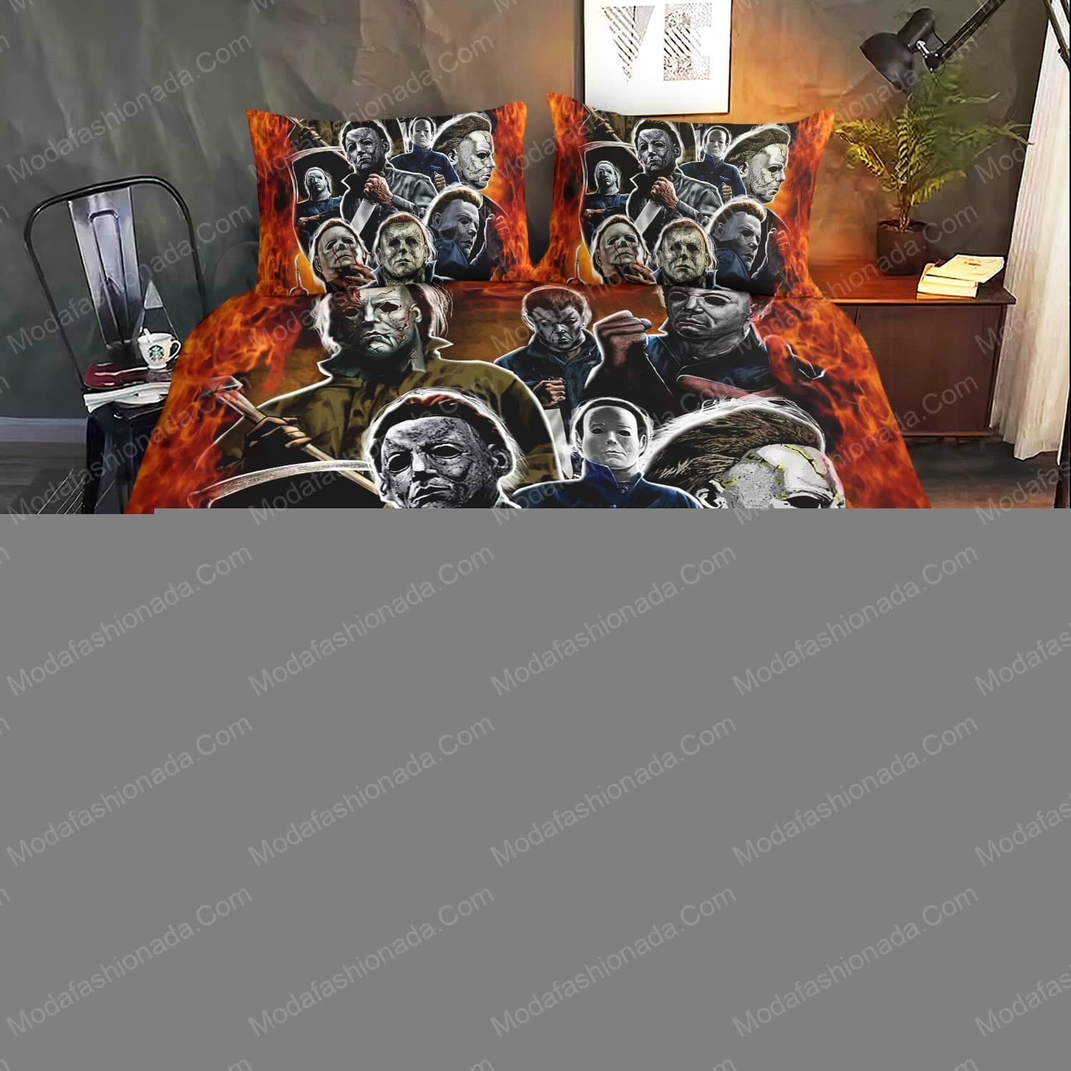 Michael Myers House of Horrors Halloween Bed Sets Bedding Sets - Modafashionada.Com