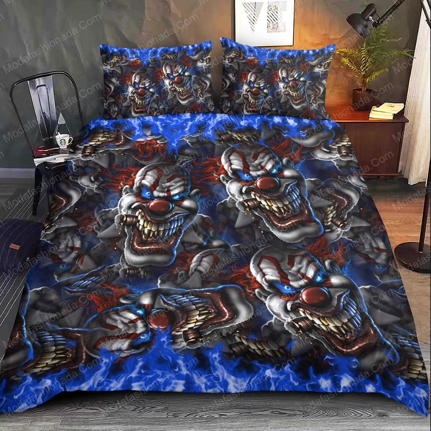 Monster Clowns Halloween Horror Bed Sets Bedding Sets - Modafashionada.Com