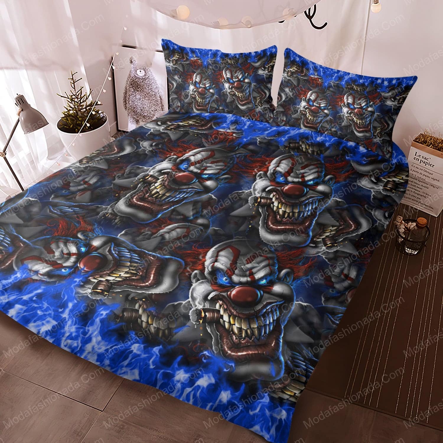 Monster Clowns Halloween Horror Bed Sets Bedding Sets - Modafashionada.Com