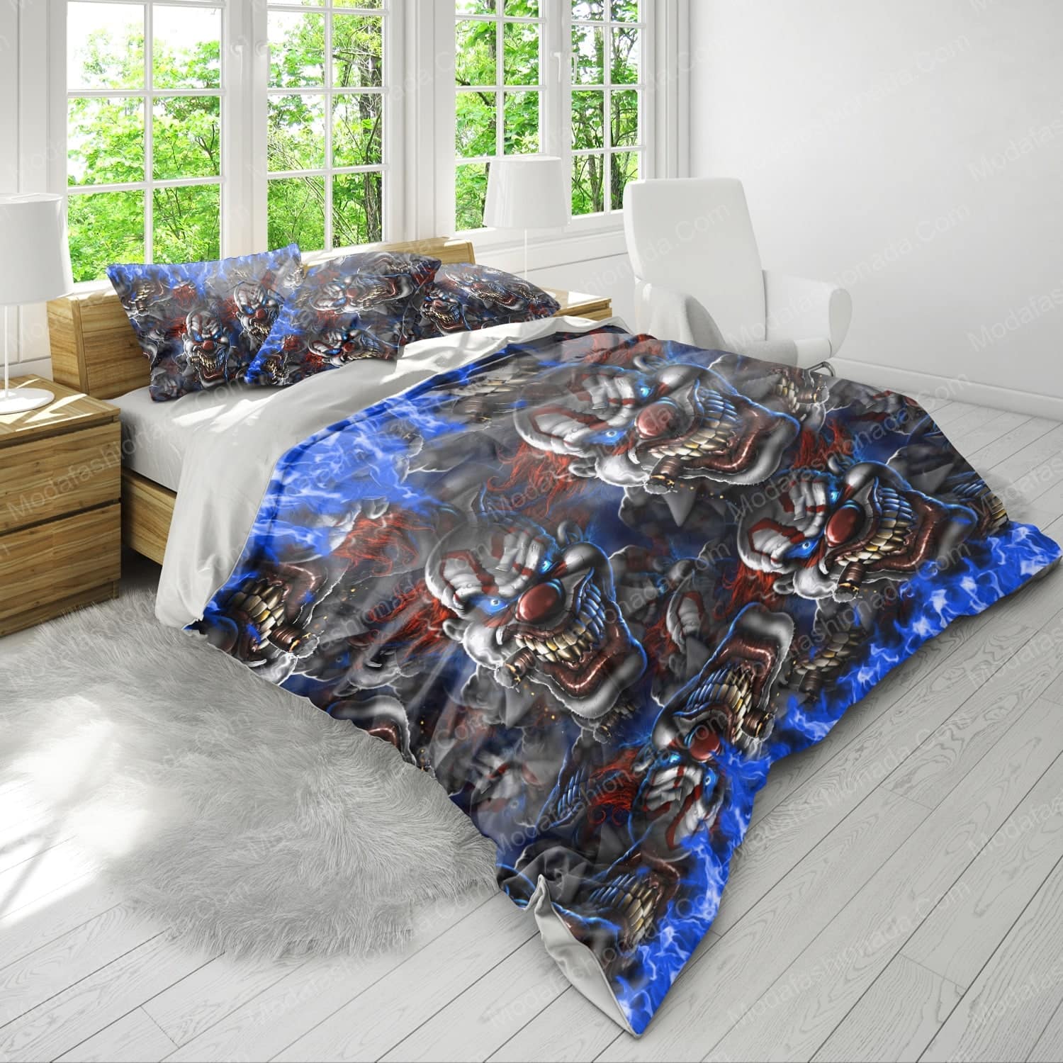 Monster Clowns Halloween Horror Bed Sets Bedding Sets - Modafashionada.Com