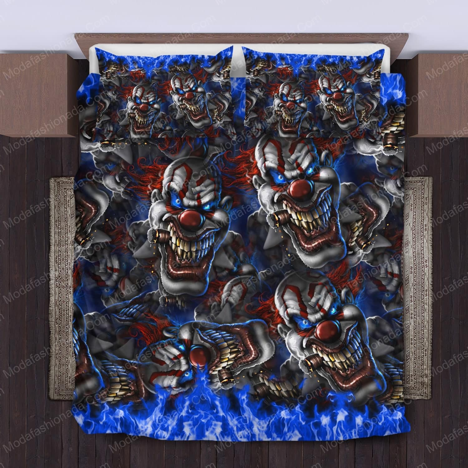 Monster Clowns Halloween Horror Bed Sets Bedding Sets - Modafashionada.Com