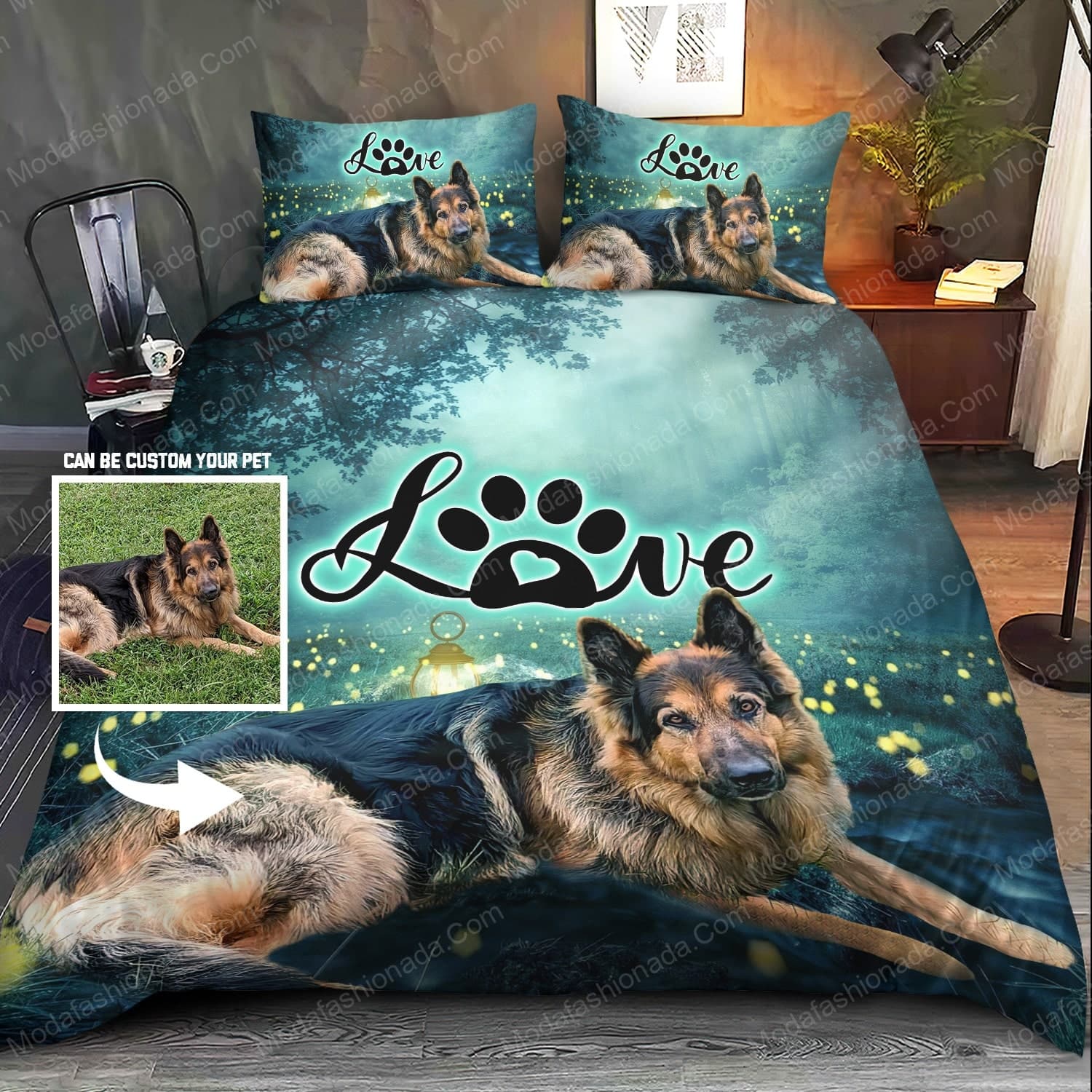 Custom Photo Love Dog Bedding Sets - Modafashionada.Com Custom Photo Love Dog Bedding Sets - Modafashionada.Com