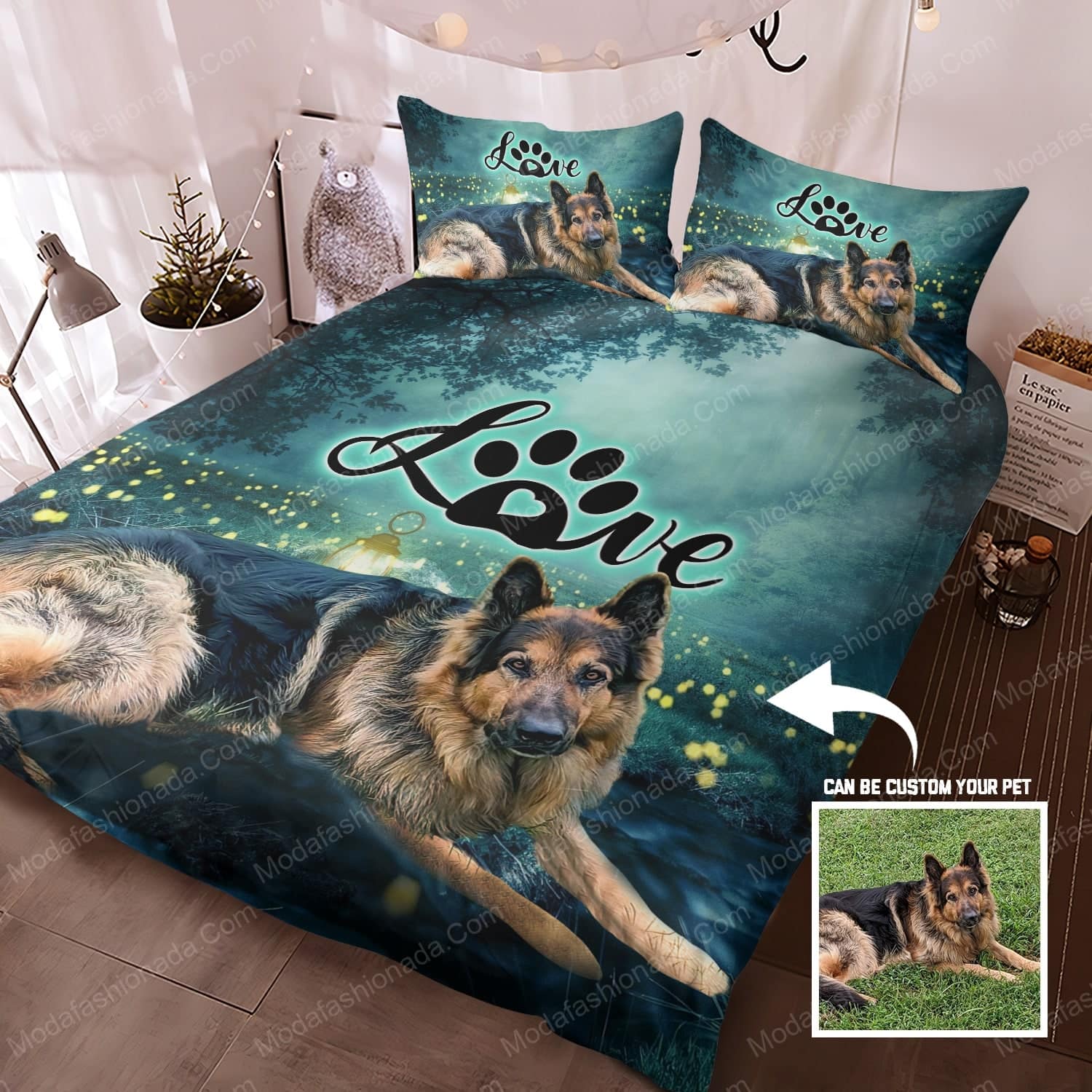Custom Photo Love Dog Bedding Sets - Modafashionada.Com Custom Photo Love Dog Bedding Sets - Modafashionada.Com