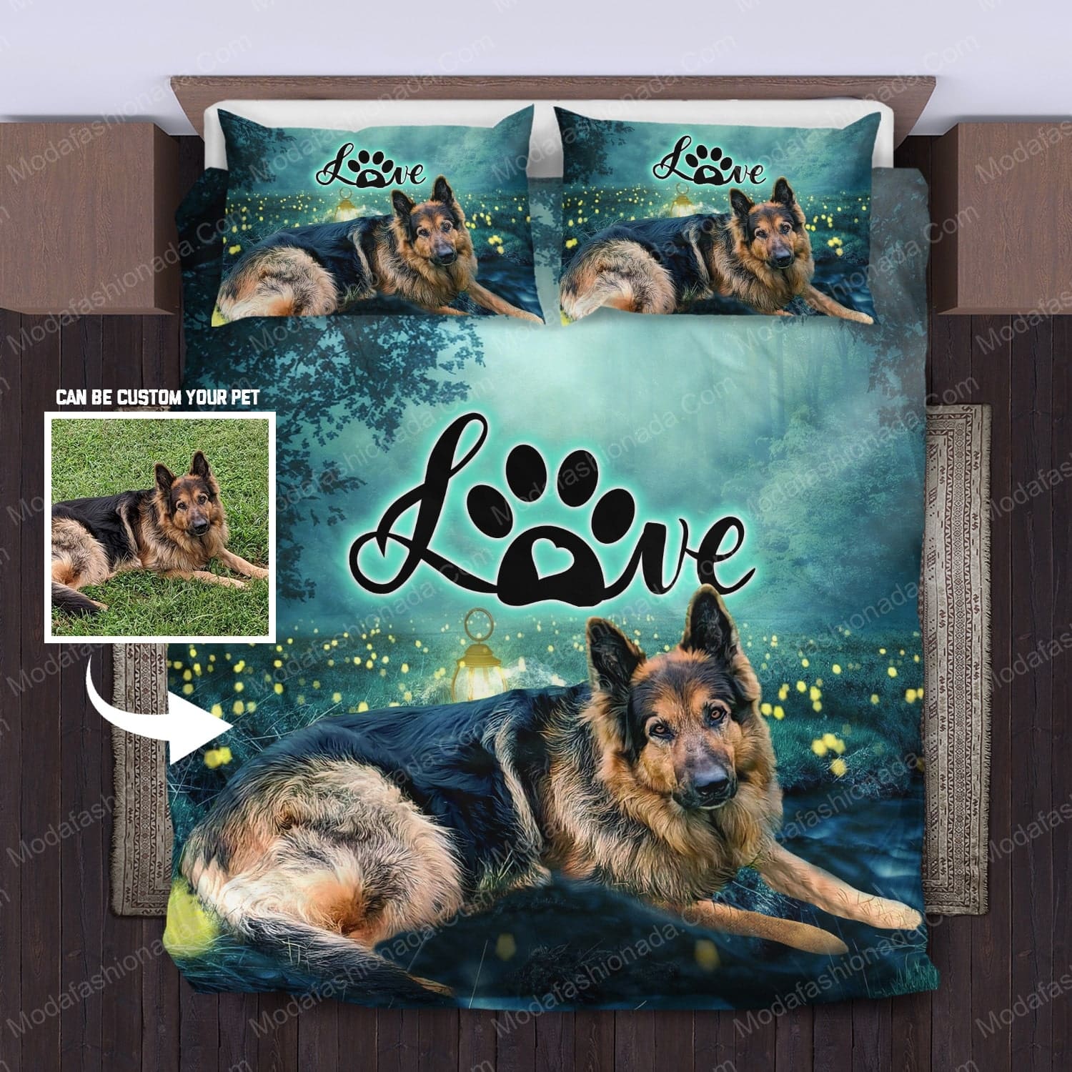 Custom Photo Love Dog Bedding Sets - Modafashionada.Com Custom Photo Love Dog Bedding Sets - Modafashionada.Com