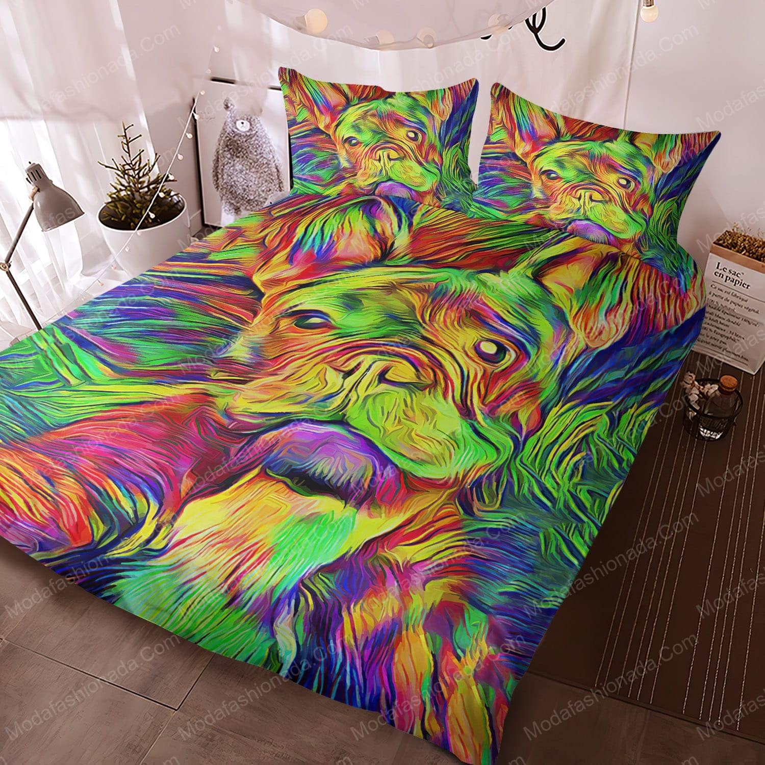 Loyal Bulldog Watercolor Bedding Sets - Modafashionada.Com Loyal Bulldog Watercolor Bedding Sets - Modafashionada.Com