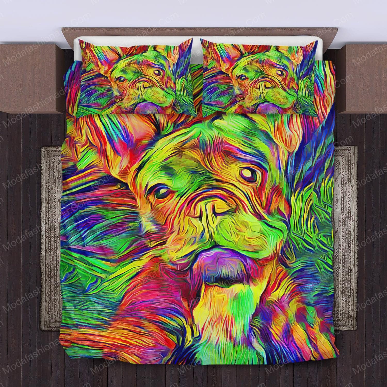 Loyal Bulldog Watercolor Bedding Sets - Modafashionada.Com Loyal Bulldog Watercolor Bedding Sets - Modafashionada.Com