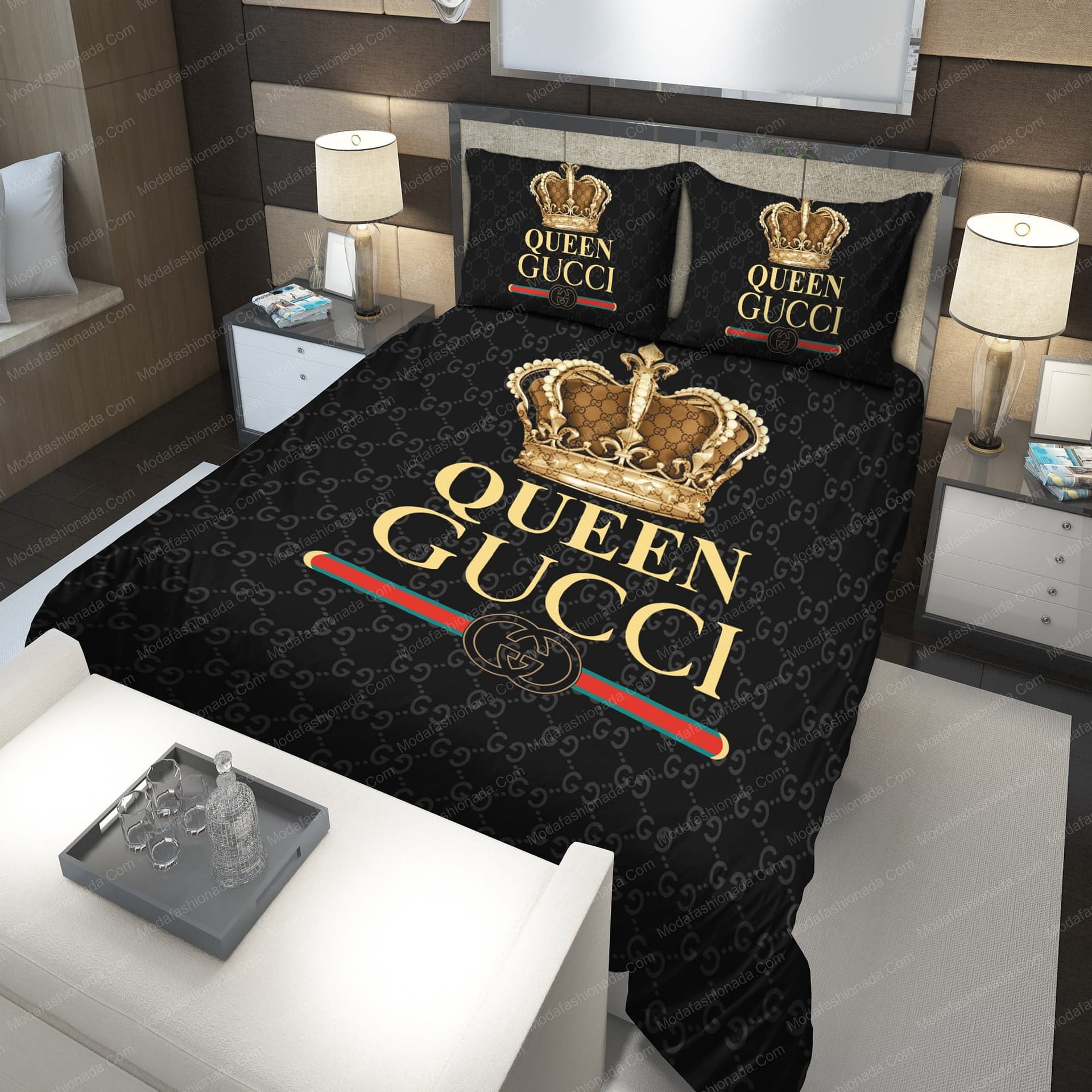 Gucci Fashion Brands 1 Bedding Set – Duvet Cover – 3D New Luxury – Twin Full Queen King Size Comforter Cover