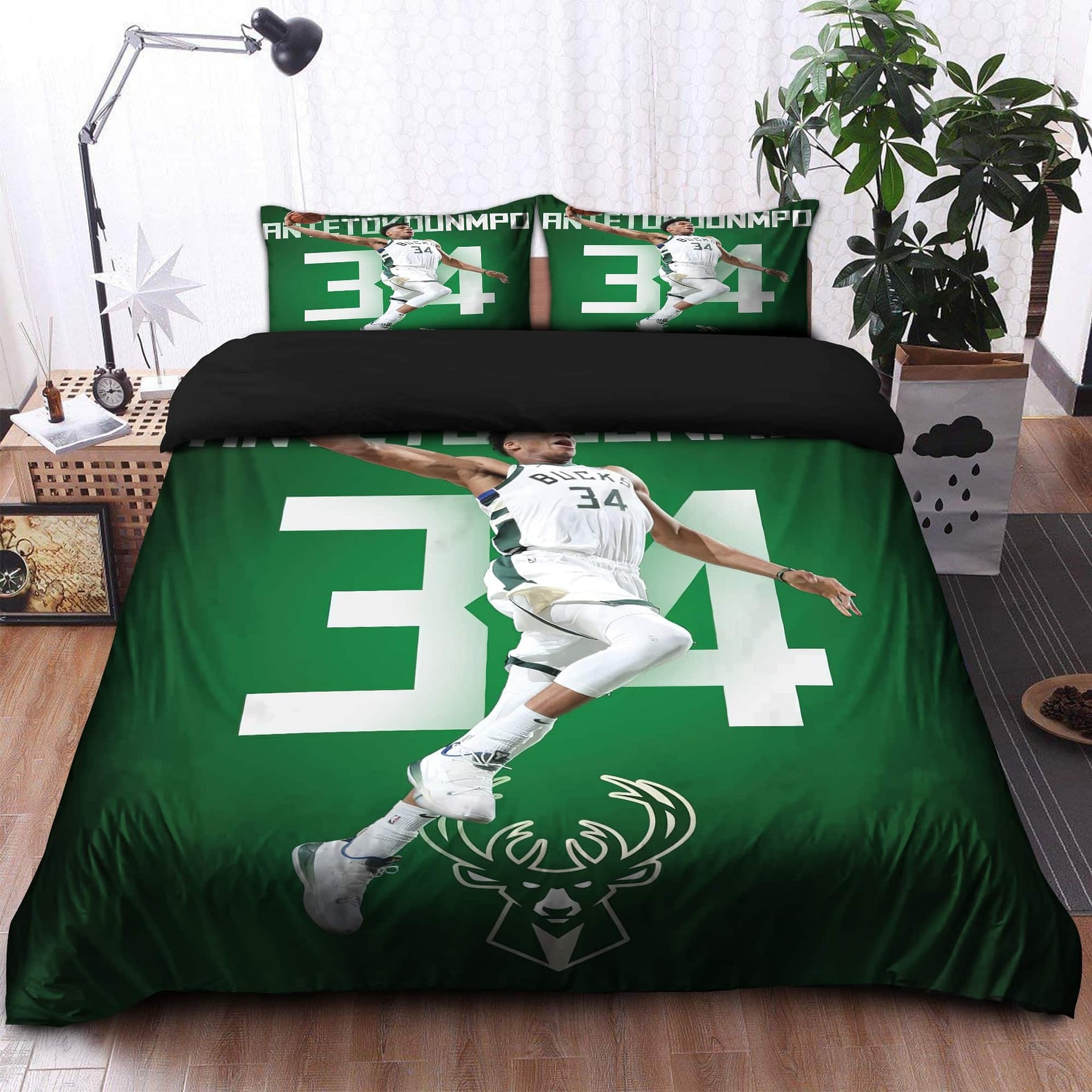 Giannis Antetokounmpo Milwaukee Bucks NBA 15 Bedding Sets