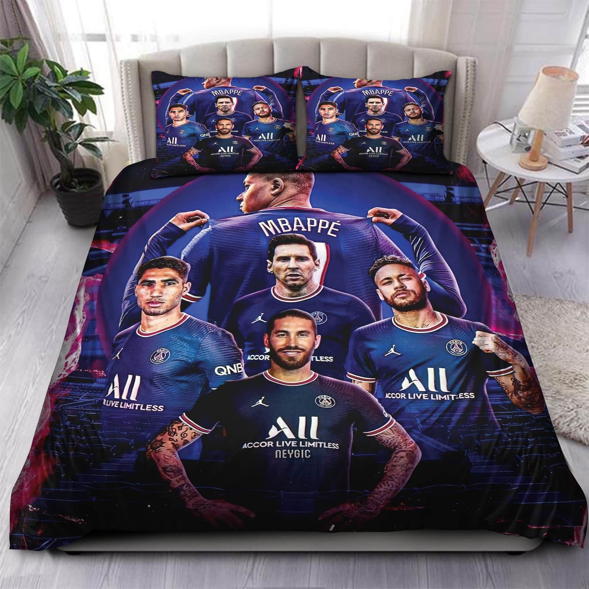 Super Stars PSG Lige 1 21 Bedding Sets Super Stars PSG Lige 1 21 Bedding Sets