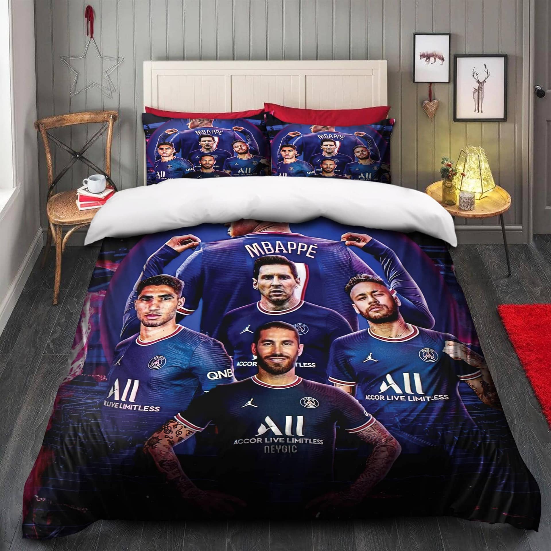 Super Stars PSG Lige 1 21 Bedding Sets Super Stars PSG Lige 1 21 Bedding Sets