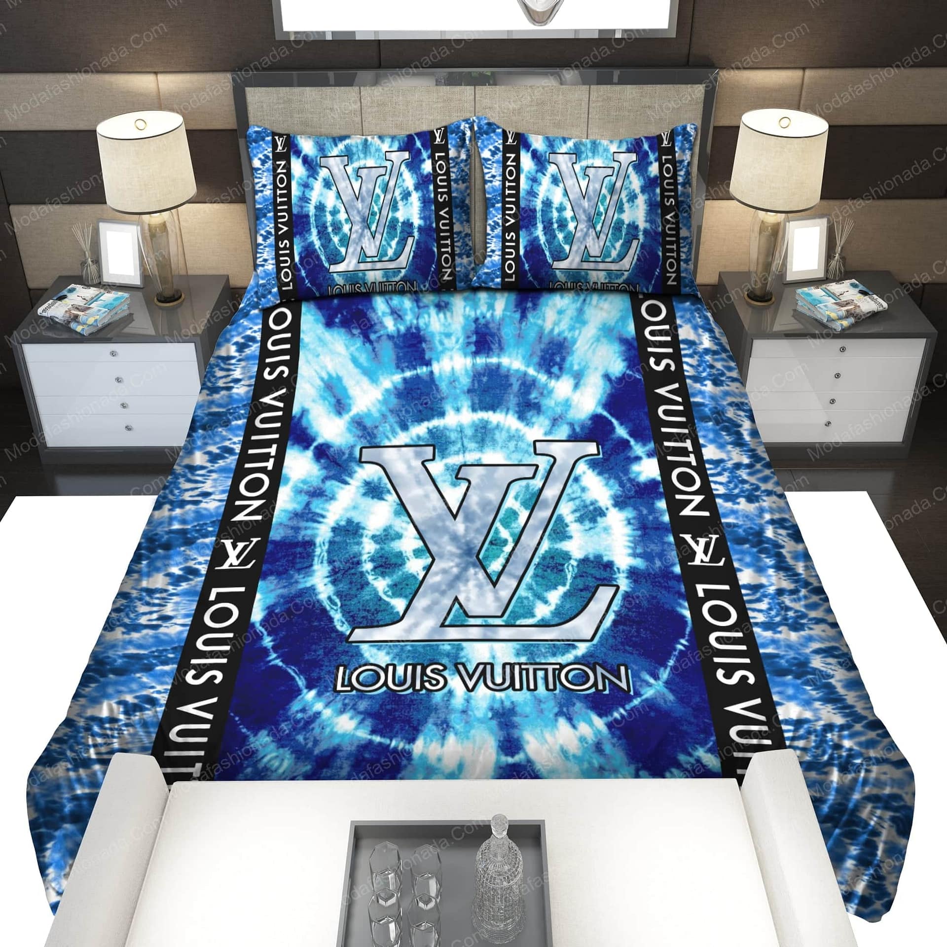Tie Dye Louis Vuitton Bedding Sets - Modafashionada.Com Tie Dye Louis Vuitton Bedding Sets - Modafashionada.Com