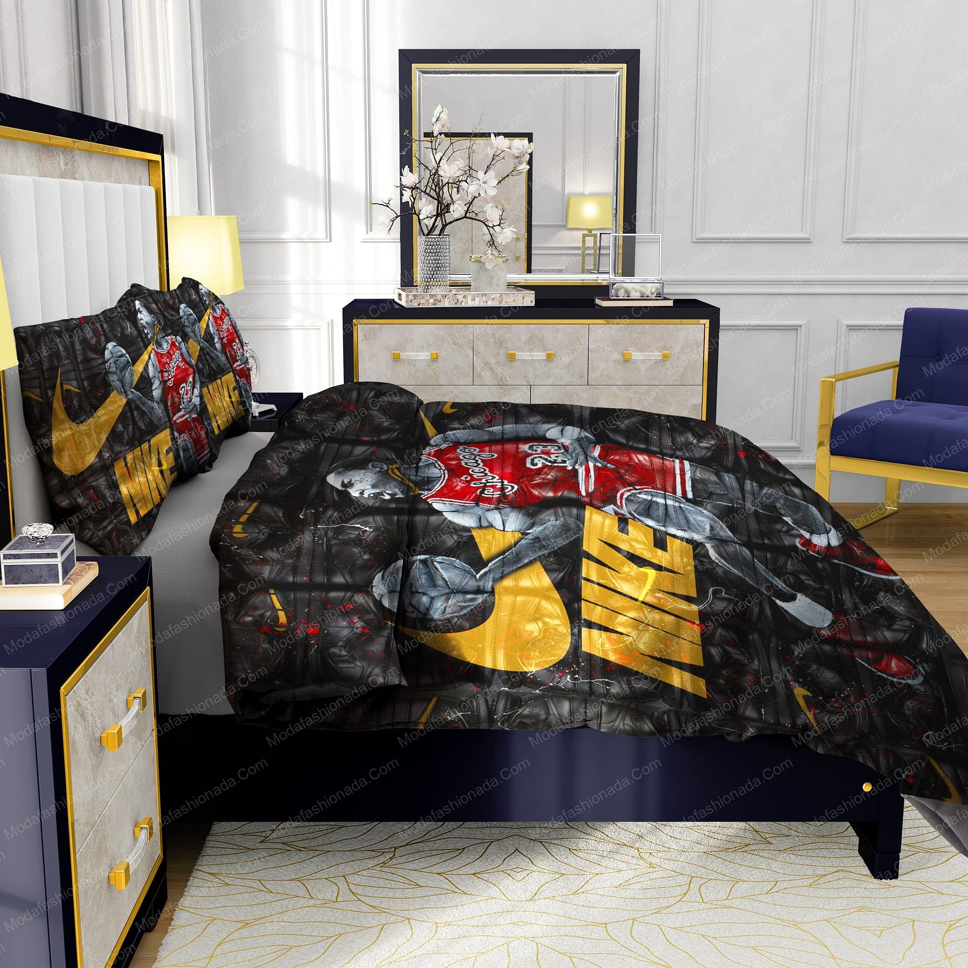 Michael Jordan 23 Nike Bedding Sets - Modafashionada.Com
