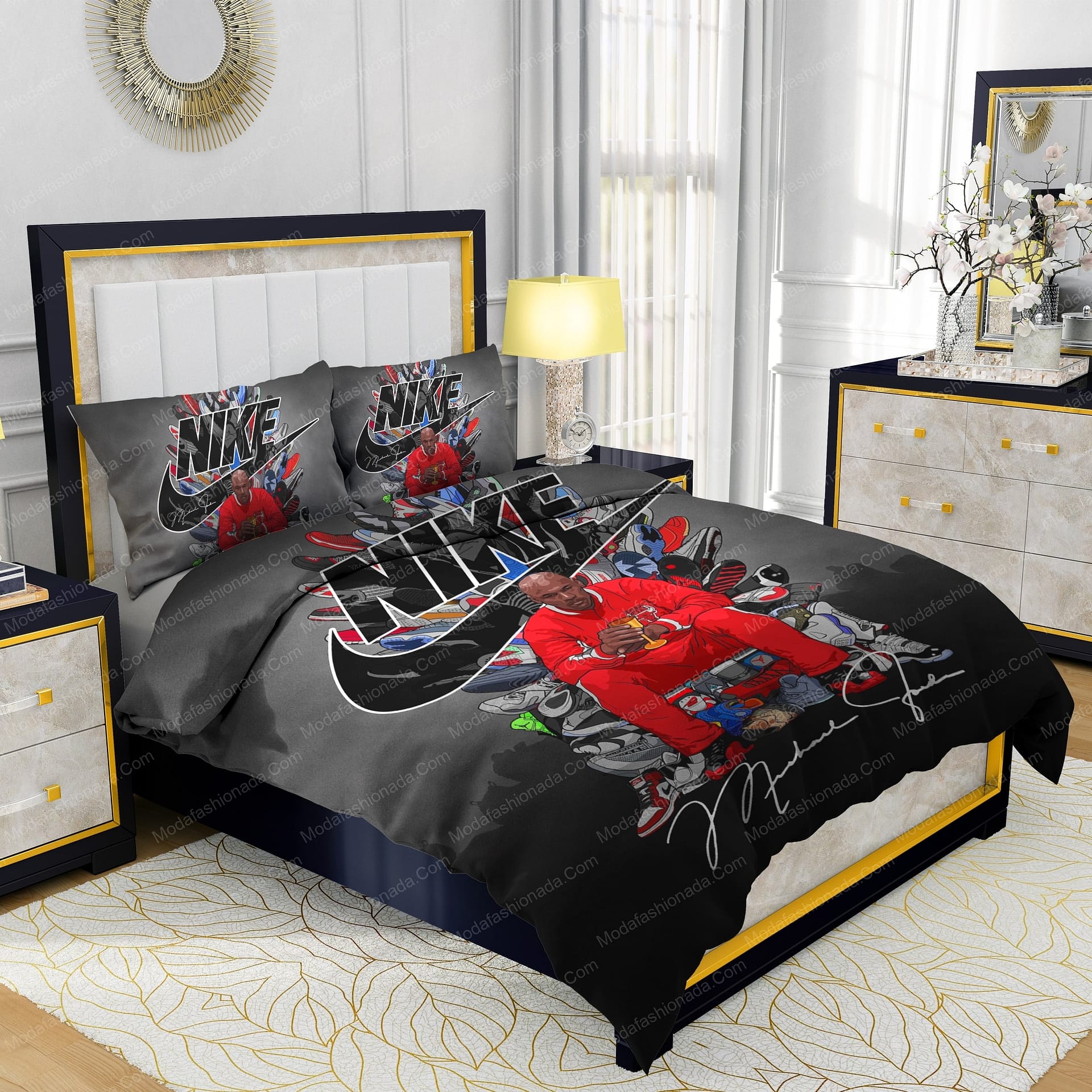Michael Jordan Shoes Nike Bedding Sets - Modafashionada.Com