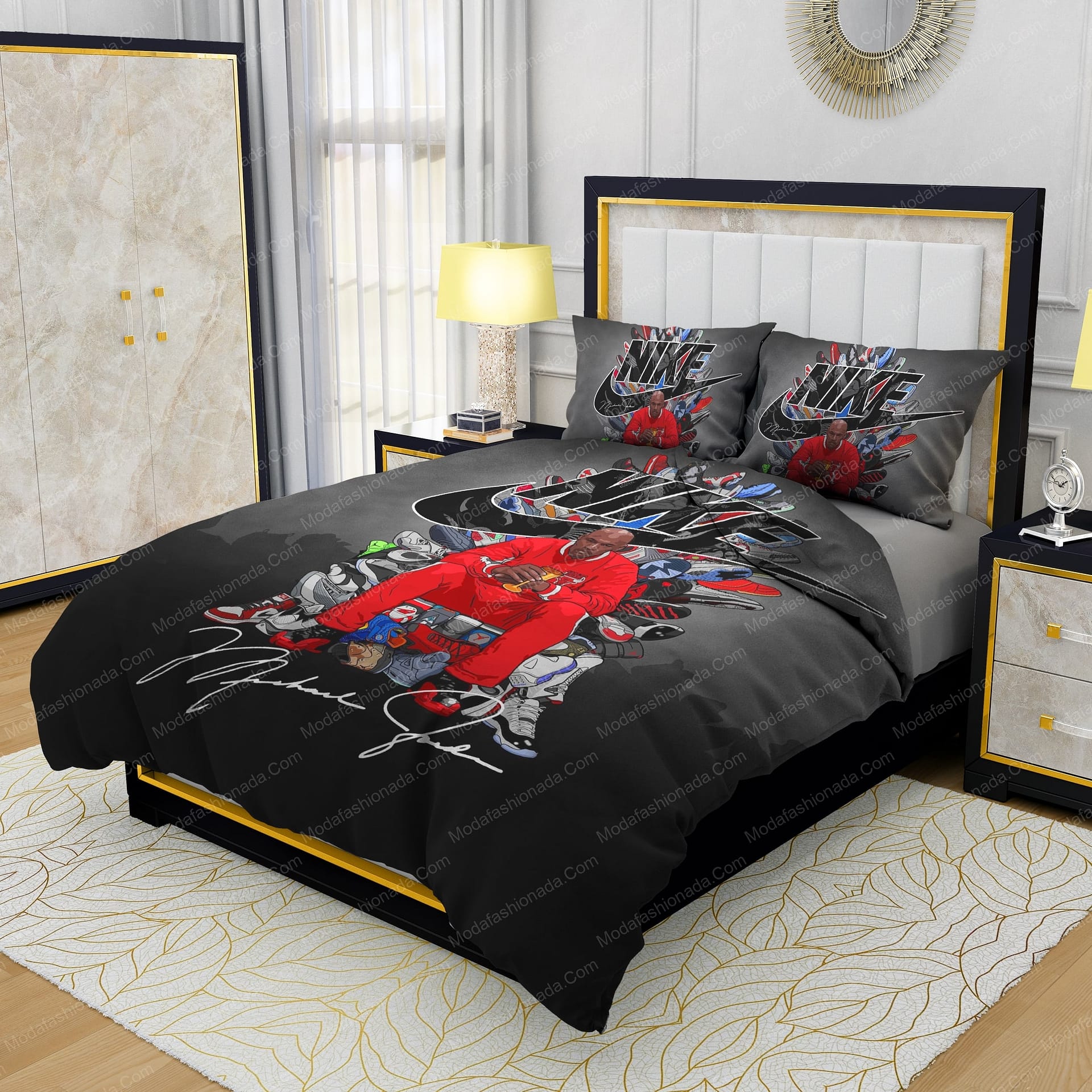 Michael Jordan Shoes Nike Bedding Sets - Modafashionada.Com