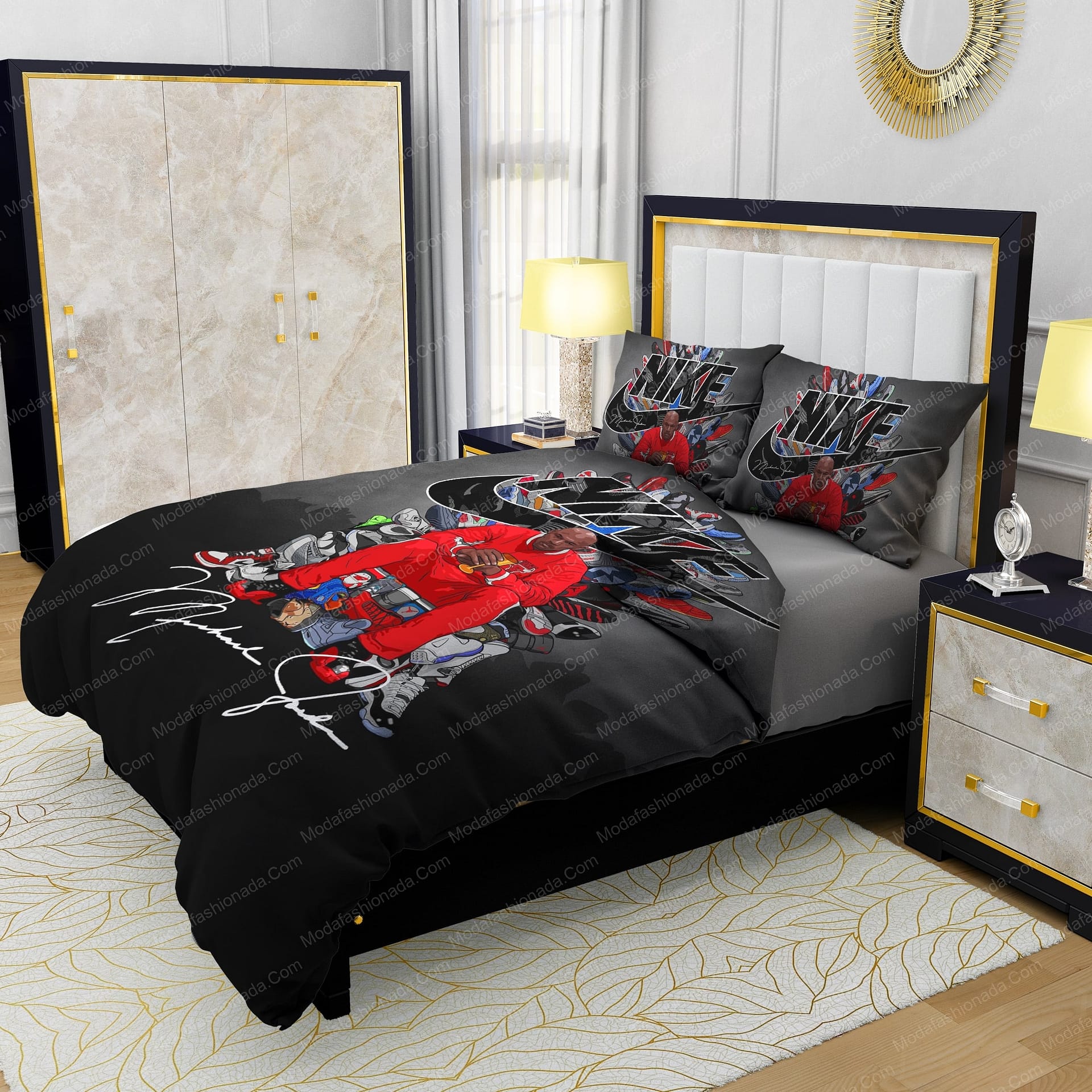 Michael Jordan Shoes Nike Bedding Sets - Modafashionada.Com