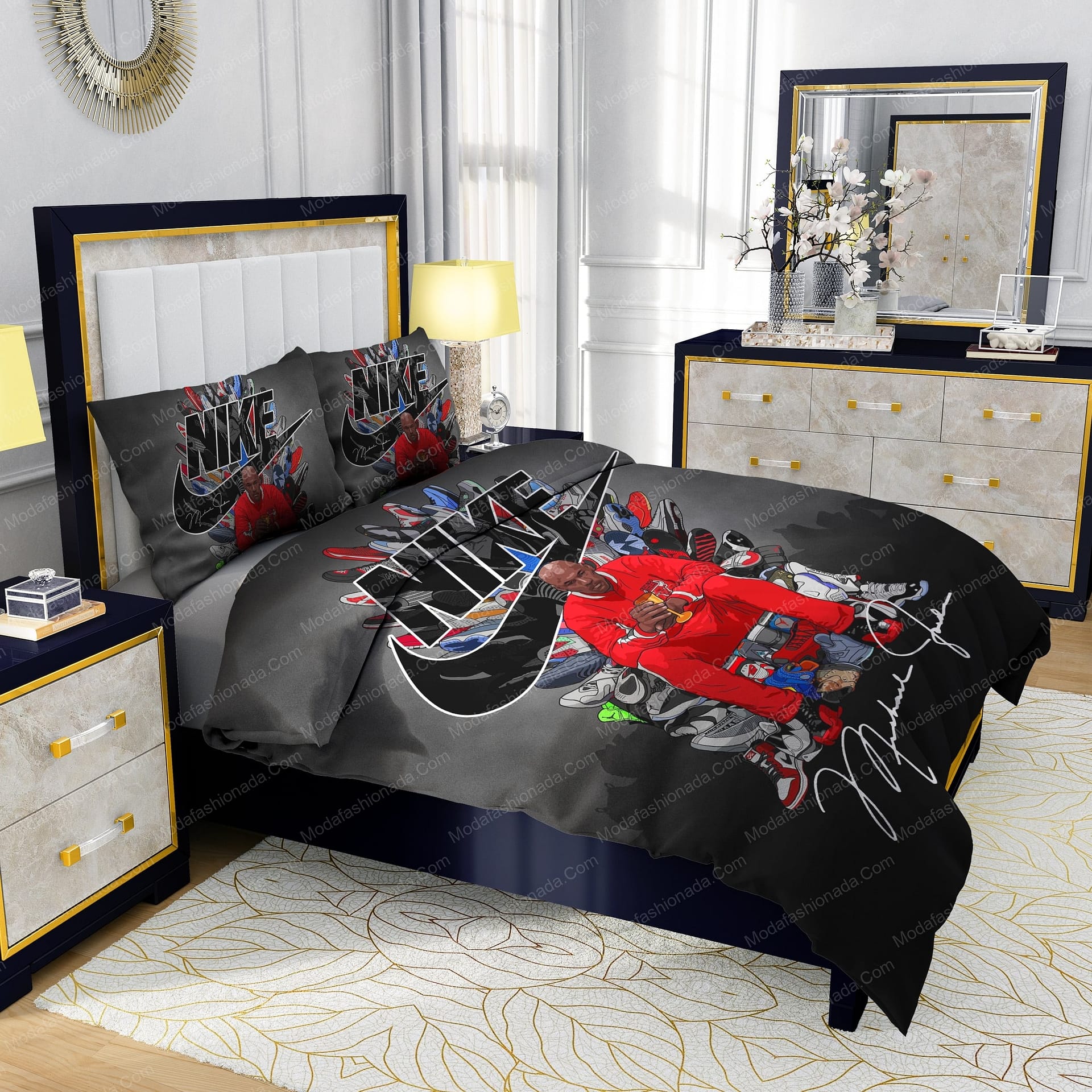 Michael Jordan Shoes Nike Bedding Sets - Modafashionada.Com
