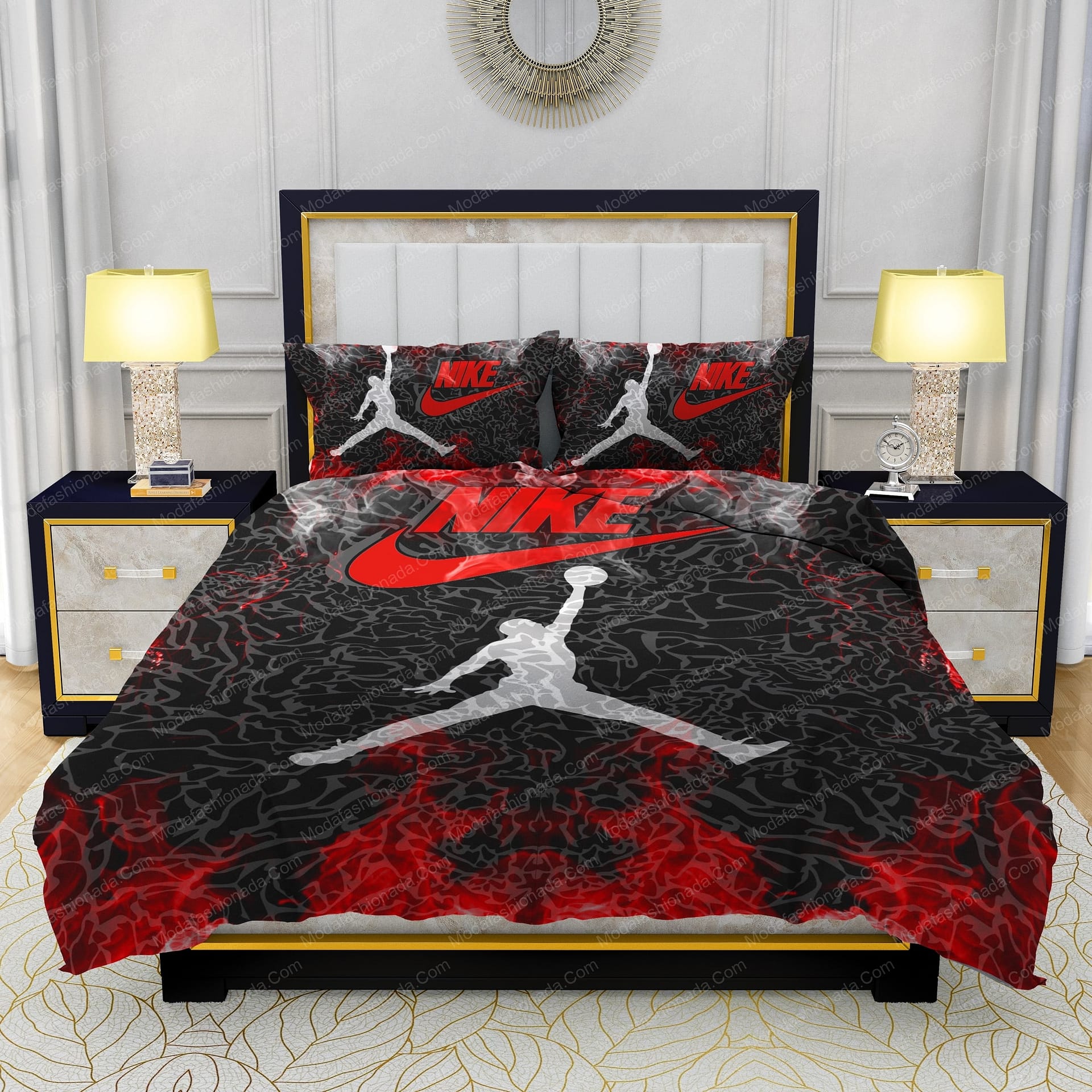 Famous Nike Air Jordan JUST DO IT Design & Quality Comfortable 4 Pieces Bedding Sets - Modafashionada.Com