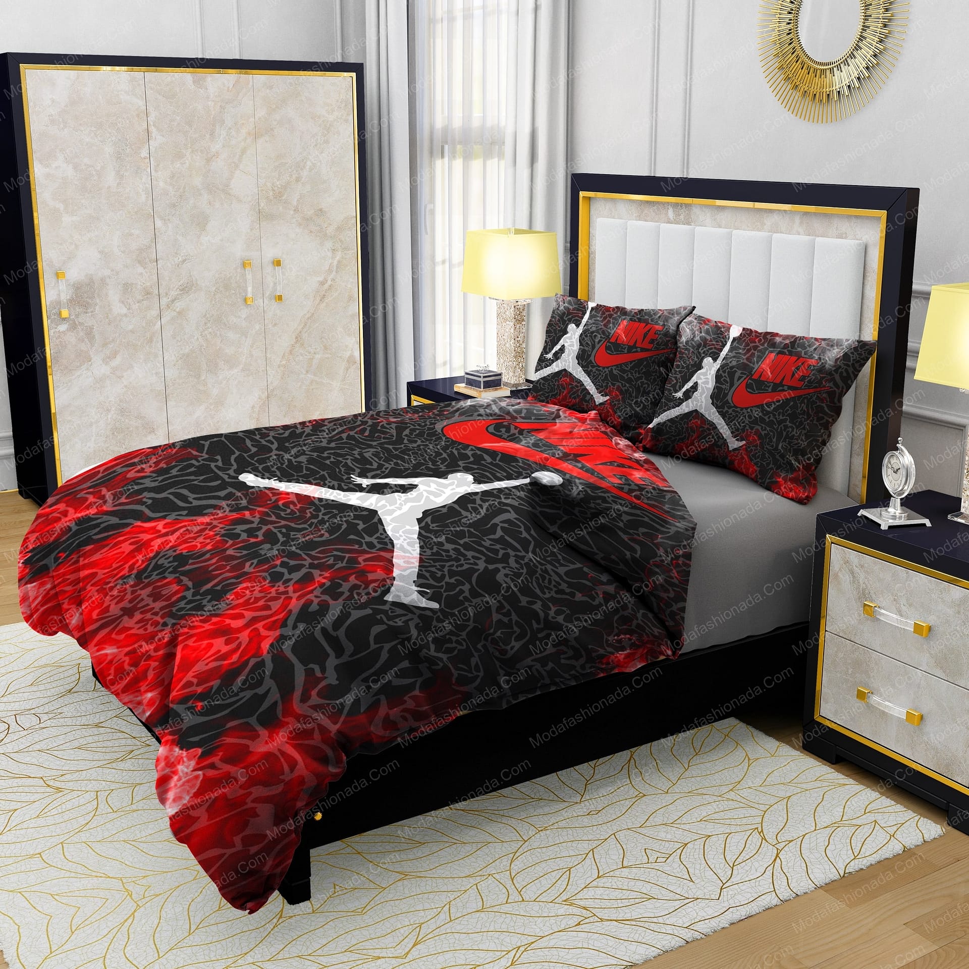 Famous Nike Air Jordan JUST DO IT Design & Quality Comfortable 4 Pieces Bedding Sets - Modafashionada.Com