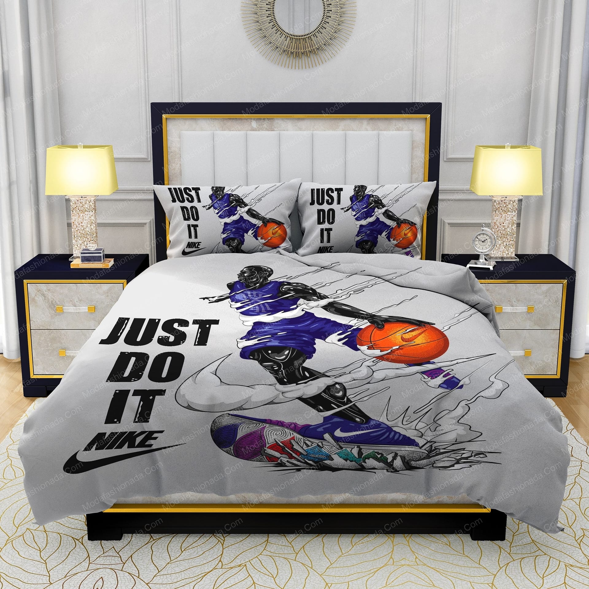 Nike Air Jordan JUST DO IT Design & Quality Comfortable 4 Pieces Bedding Sets - Modafashionada.Com