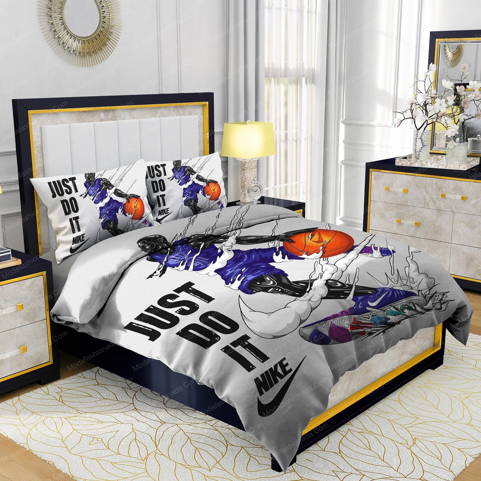 Nike Air Jordan JUST DO IT Design & Quality Comfortable 4 Pieces Bedding Sets - Modafashionada.Com