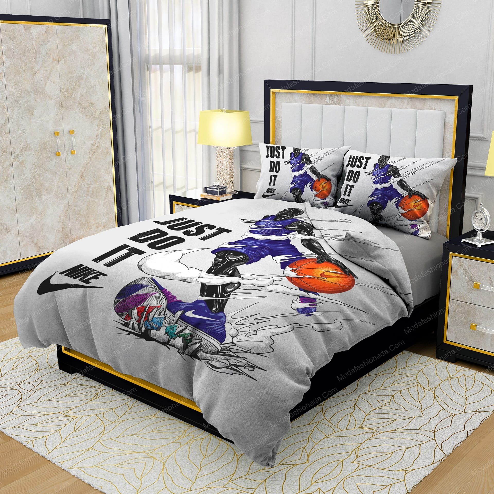 Nike Air Jordan JUST DO IT Design & Quality Comfortable 4 Pieces Bedding Sets - Modafashionada.Com
