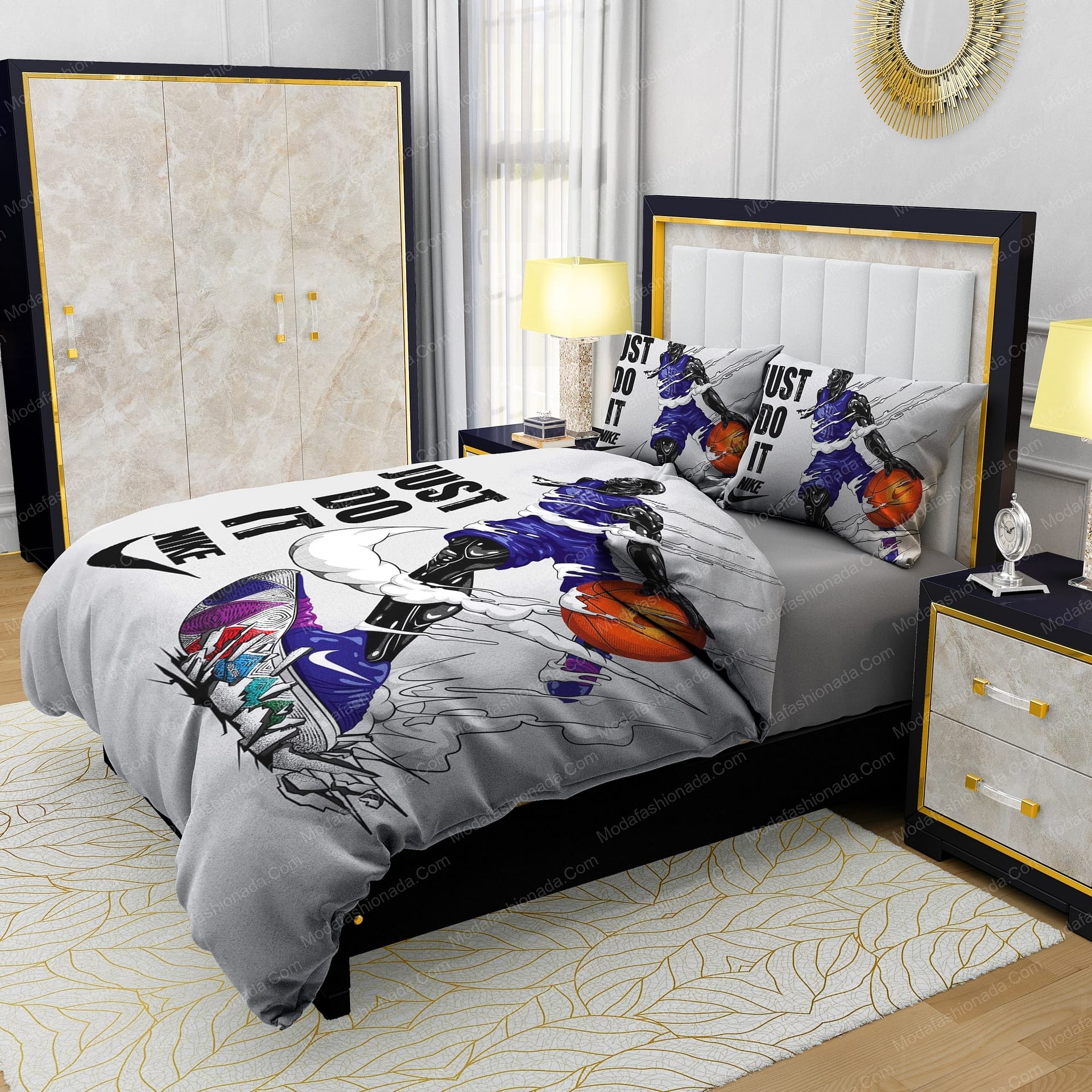 Nike Air Jordan JUST DO IT Design & Quality Comfortable 4 Pieces Bedding Sets - Modafashionada.Com