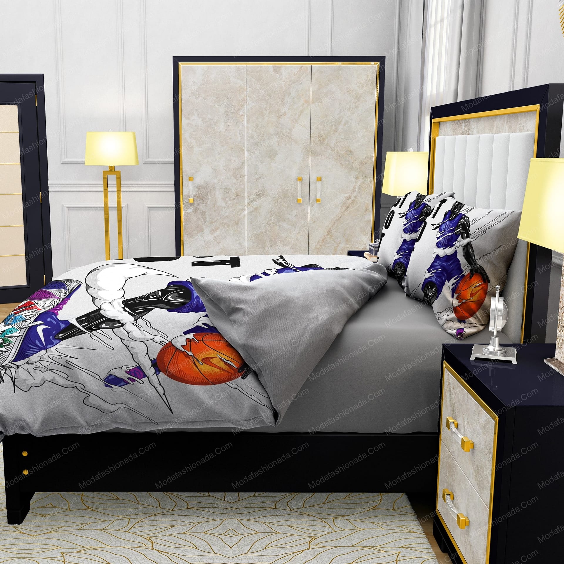 Nike Air Jordan JUST DO IT Design & Quality Comfortable 4 Pieces Bedding Sets - Modafashionada.Com