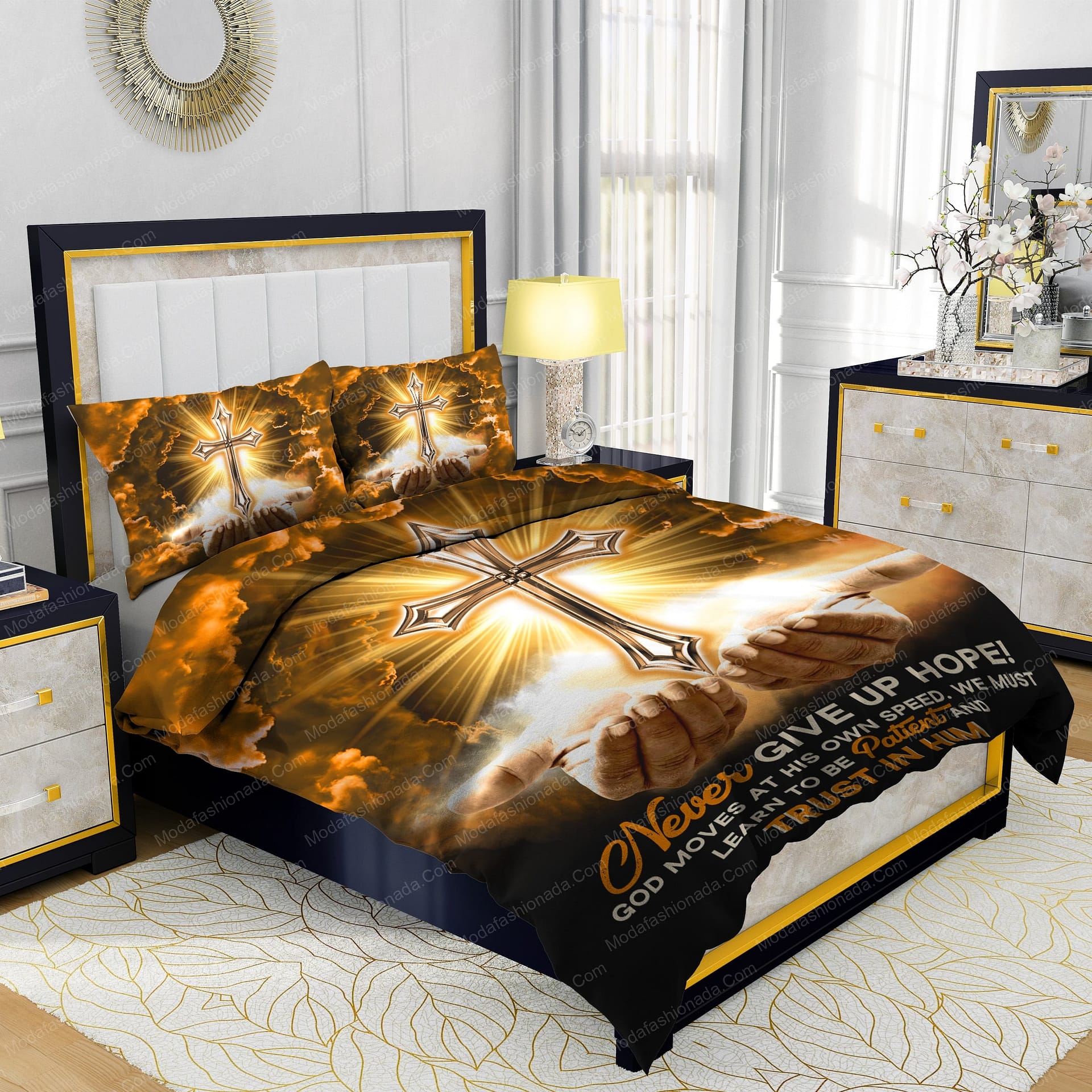 Jesus Never Give Up Hope Bedding Sets - Modafashionada.Com Jesus Never Give Up Hope Bedding Sets - Modafashionada.Com