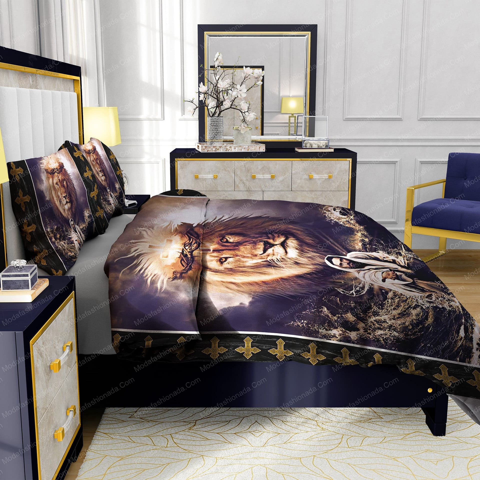 Jesus Reaching In The Water Lion Bedding Sets - Modafashionada.Com Jesus Reaching In The Water Lion Bedding Sets - Modafashionada.Com