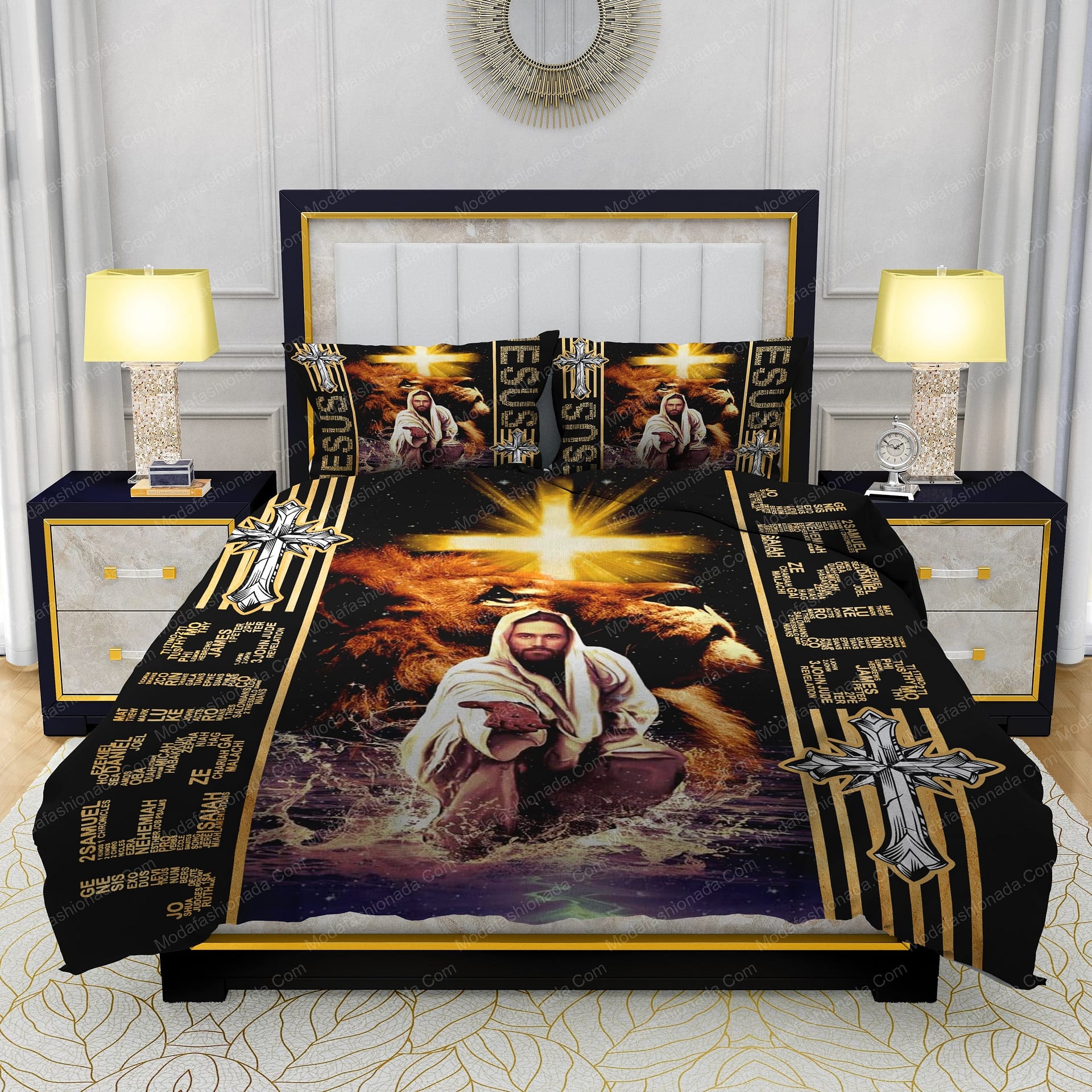 The Lion Of Judah, Jesus Reaching Out His Hand Bedding Sets - Modafashionada.Com The Lion Of Judah, Jesus Reaching Out His Hand Bedding Sets - Modafashionada.Com