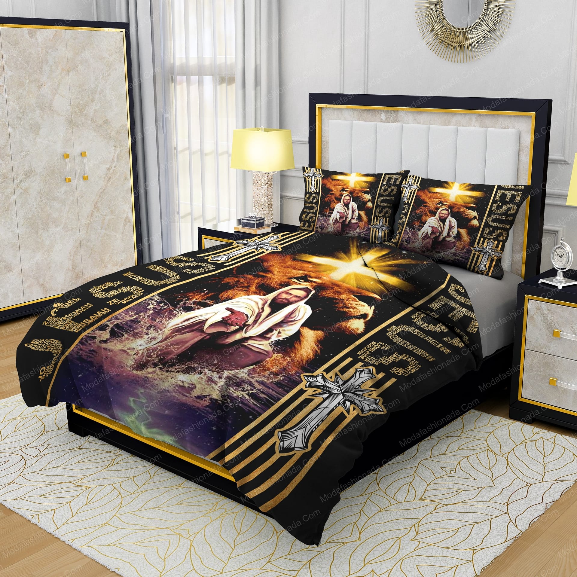 The Lion Of Judah, Jesus Reaching Out His Hand Bedding Sets - Modafashionada.Com The Lion Of Judah, Jesus Reaching Out His Hand Bedding Sets - Modafashionada.Com
