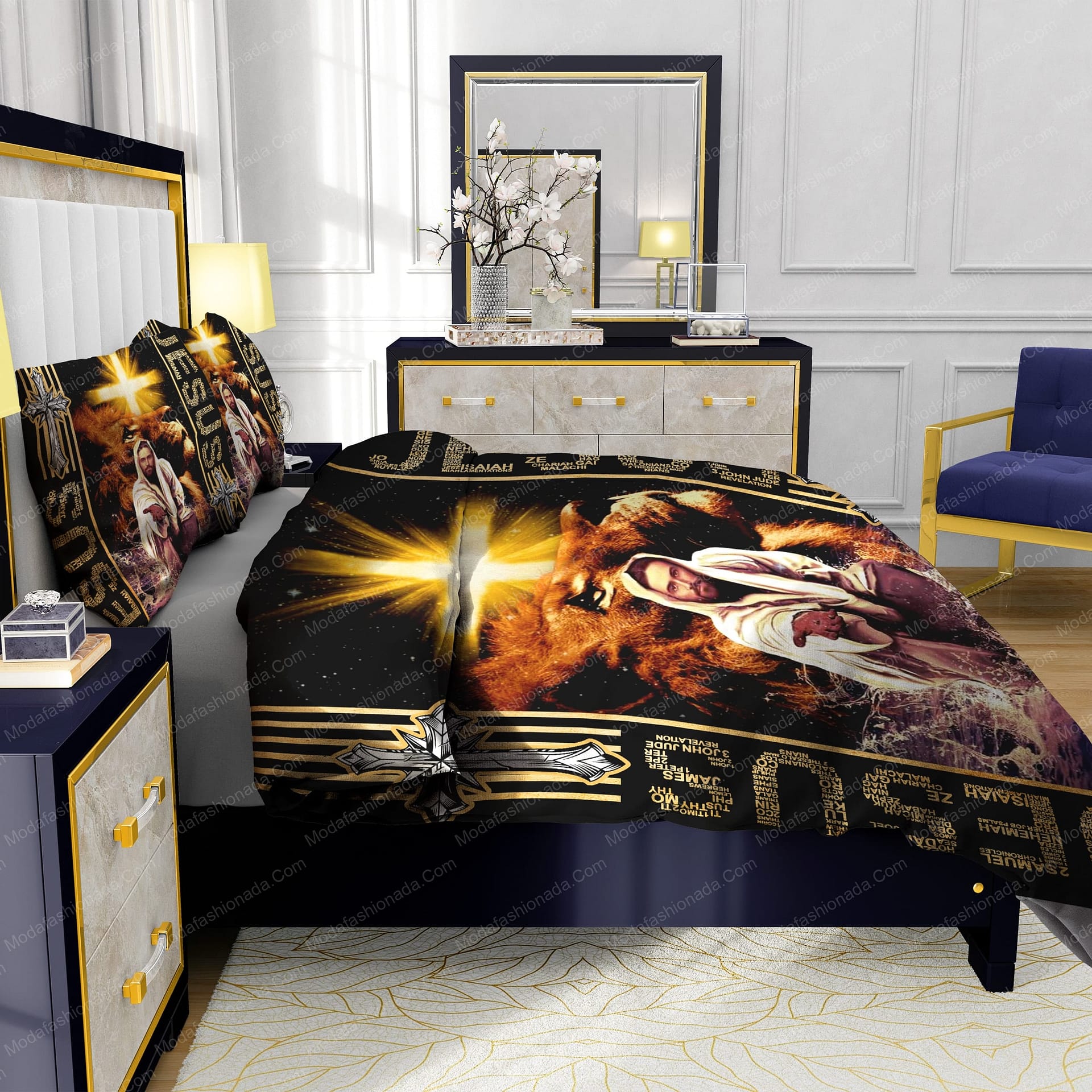 The Lion Of Judah, Jesus Reaching Out His Hand Bedding Sets - Modafashionada.Com The Lion Of Judah, Jesus Reaching Out His Hand Bedding Sets - Modafashionada.Com