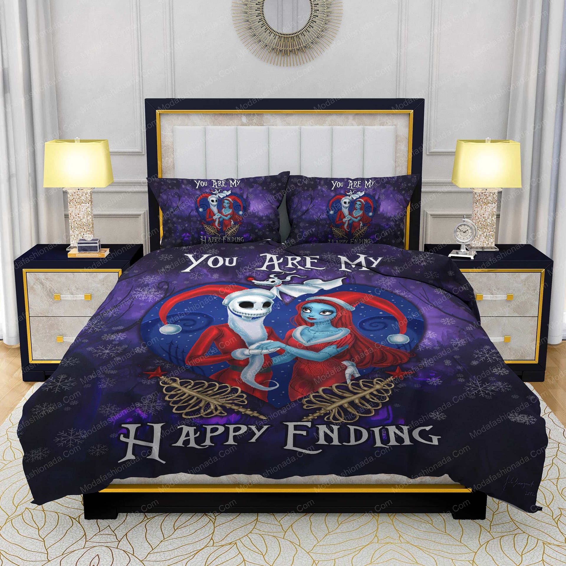 Jack And Sally The Nightmare Before Christmas Bedding Sets - Modafashionada.Com Jack And Sally The Nightmare Before Christmas Bedding Sets - Modafashionada.Com