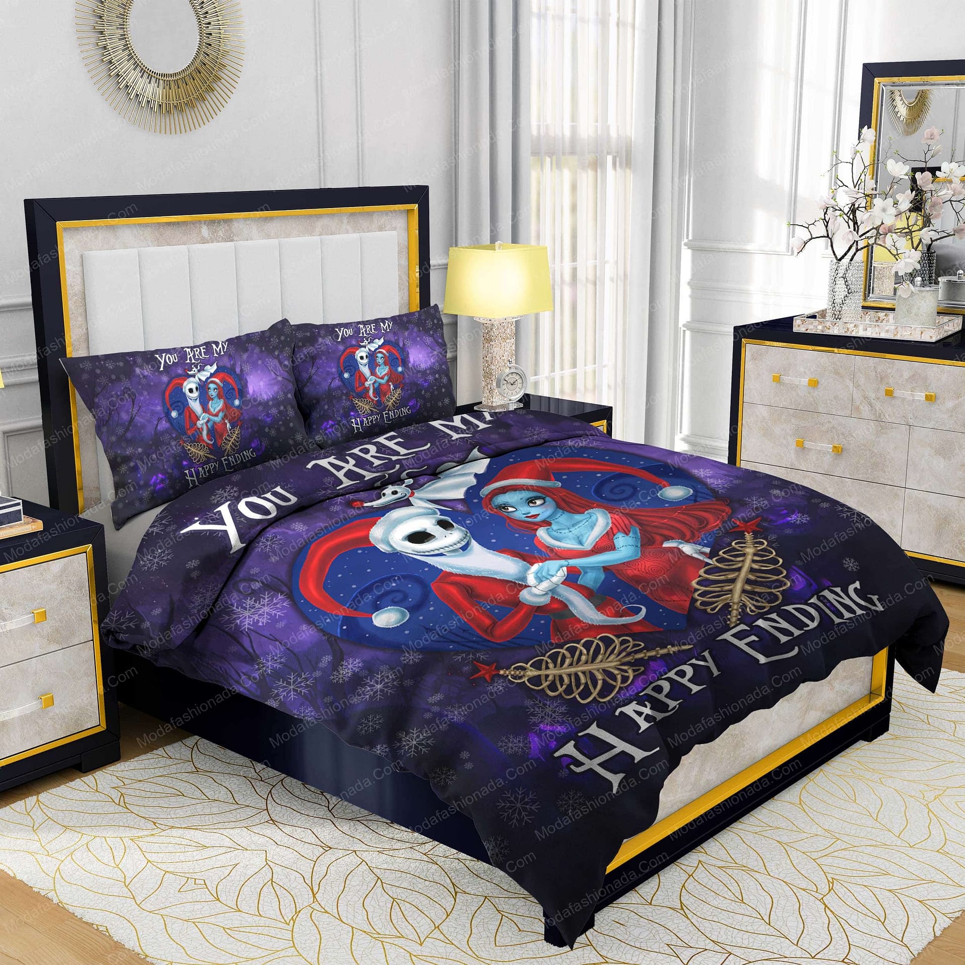Jack And Sally The Nightmare Before Christmas Bedding Sets - Modafashionada.Com Jack And Sally The Nightmare Before Christmas Bedding Sets - Modafashionada.Com