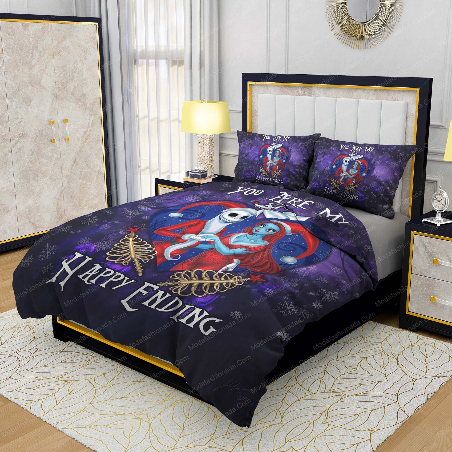 Jack And Sally The Nightmare Before Christmas Bedding Sets - Modafashionada.Com Jack And Sally The Nightmare Before Christmas Bedding Sets - Modafashionada.Com