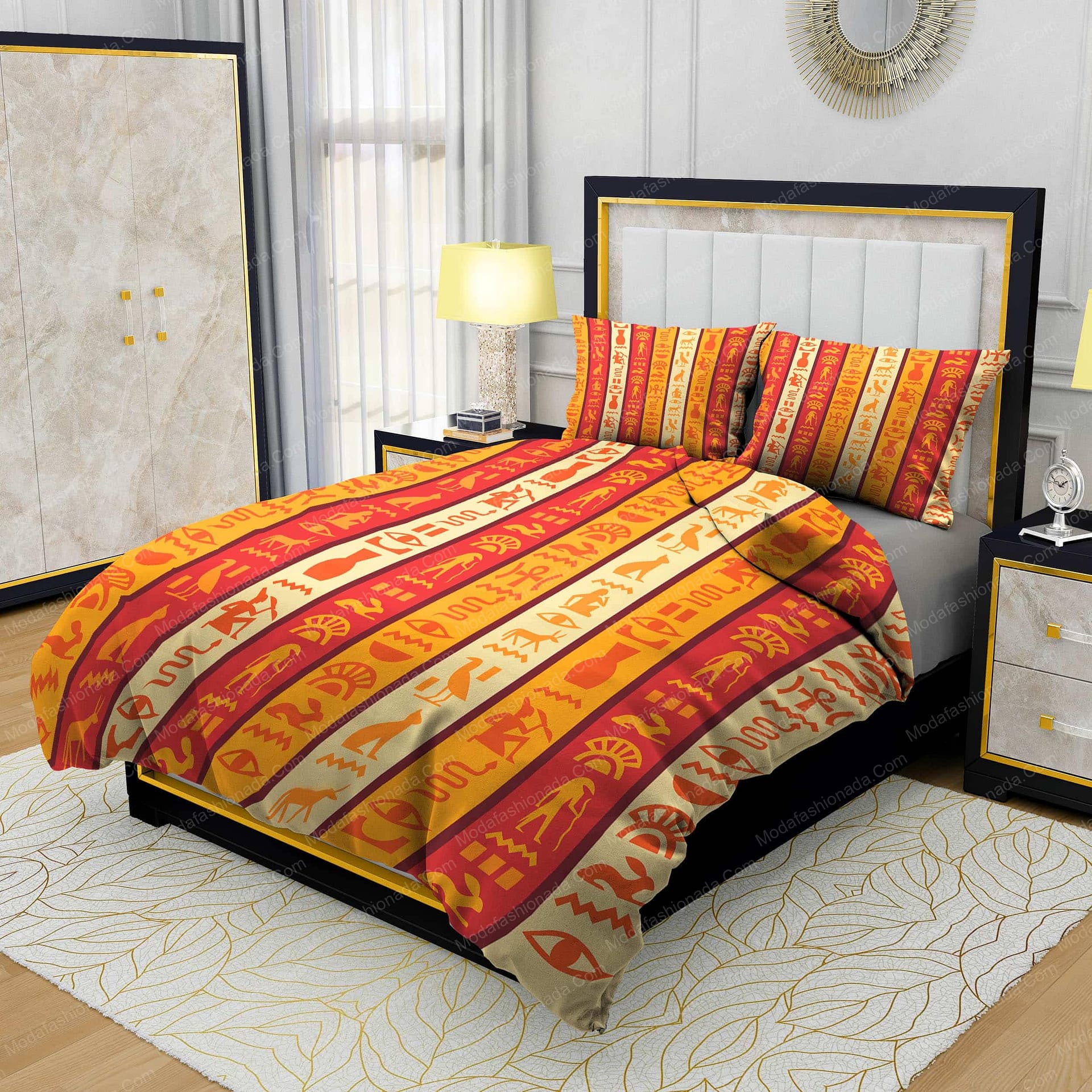 Egypt Hieroglyphic Pattern Bedding Sets Egypt Hieroglyphic Pattern Bedding Sets