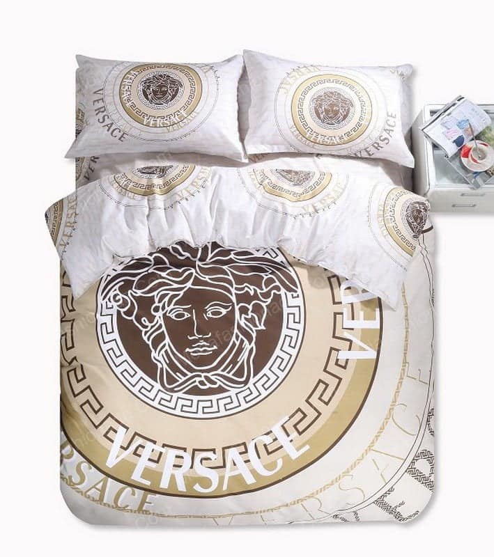 Luxury Versace Logo Brands 7 Bedding Set Luxury Versace Logo Brands 7 Bedding Set