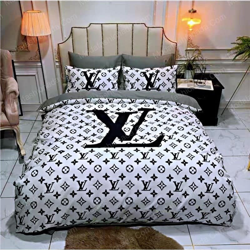 Louis Vuitton Brands 14 Bedding Set Louis Vuitton Brands 14 Bedding Set – Duvet Cover – 3D New Luxury – Twin Full Queen King Size Comforter Cover